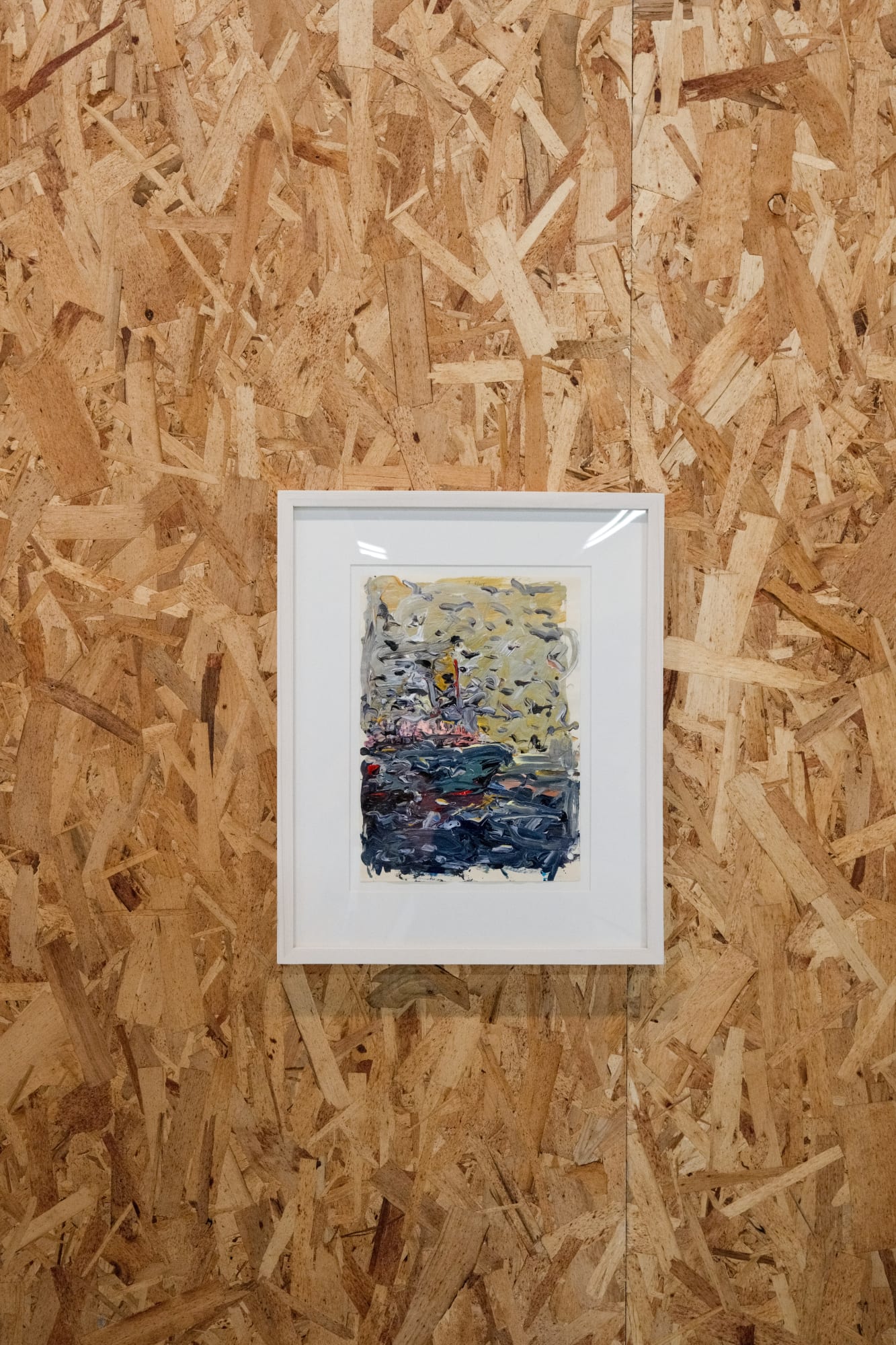 Installation view of Blue Bird a solo show of works by Ghasemi Brothers.