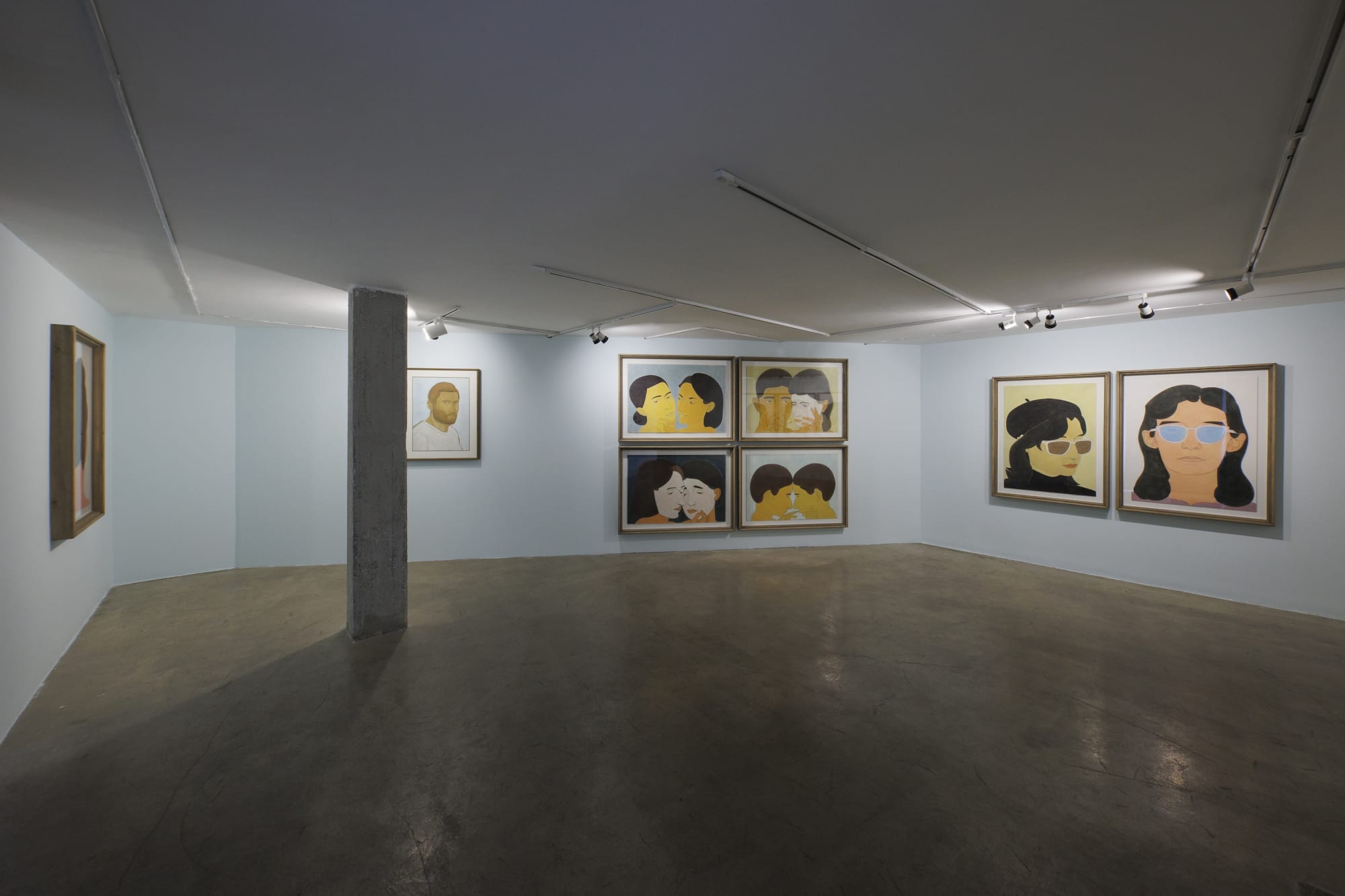 Installation view of Distinguished a solo exhibition of works by Mohsen Alverdili.