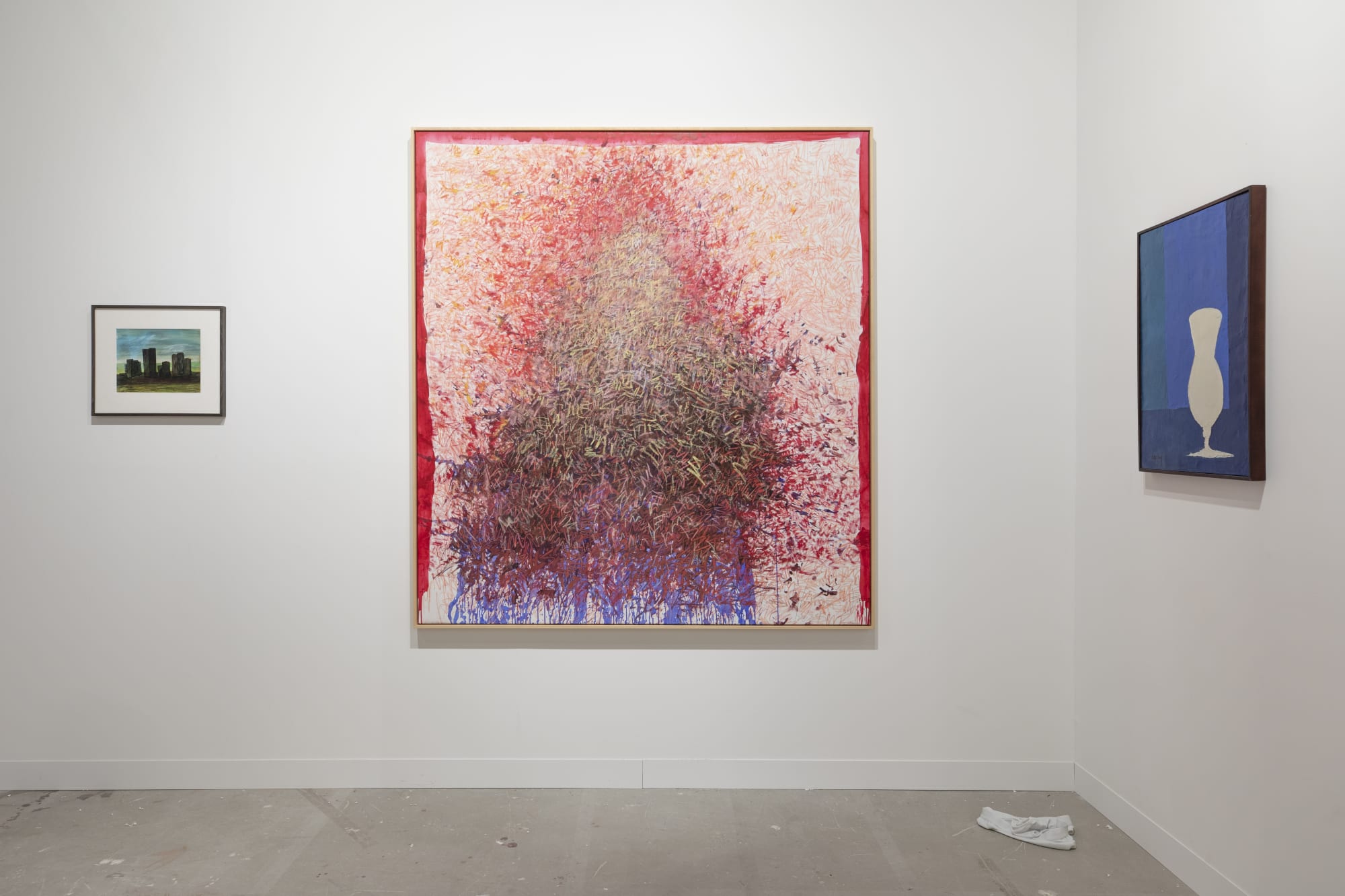 Installation view of Dastan's booth at Abu Dhabi Art 2024.