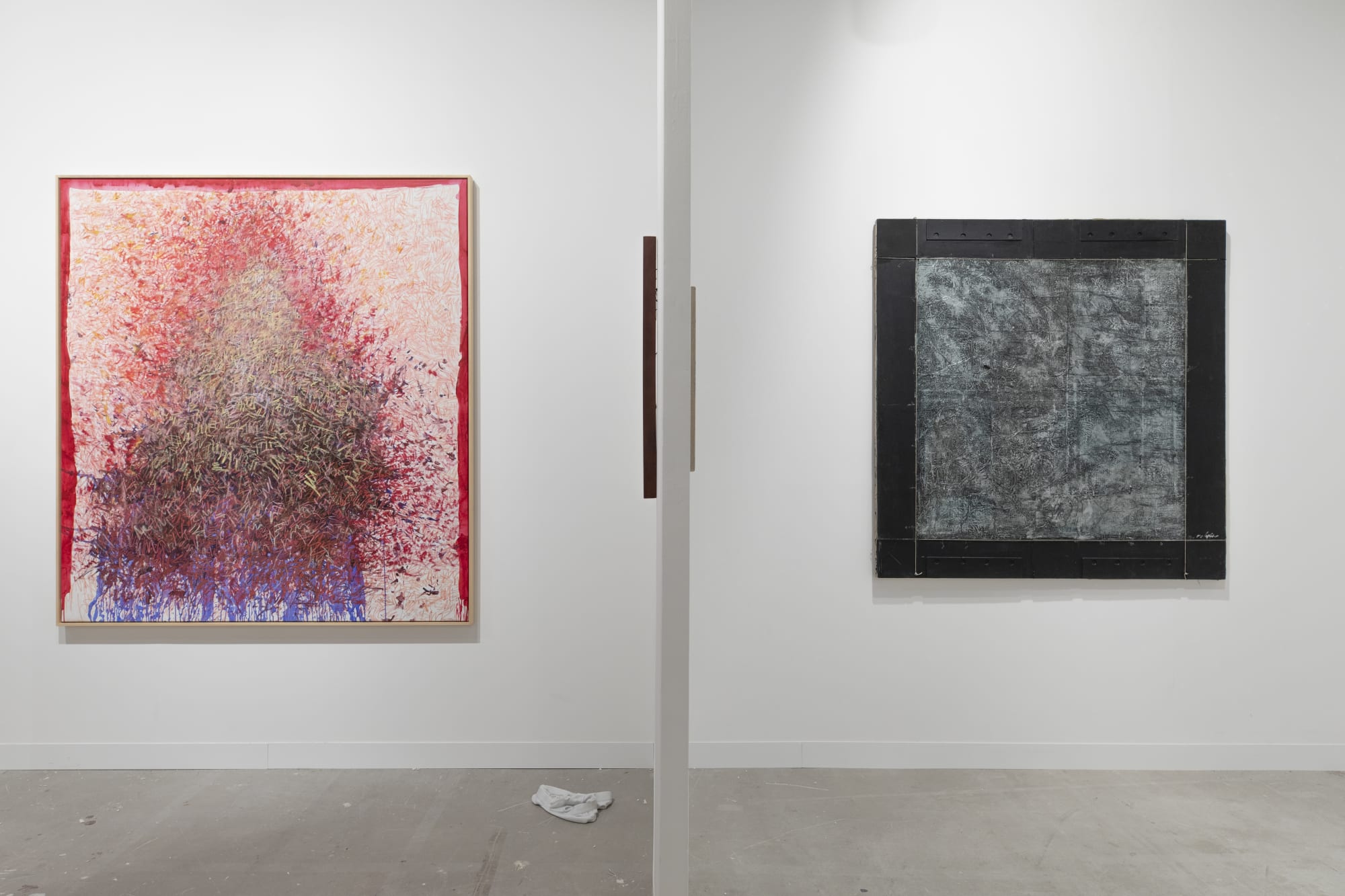 Installation view of Dastan's booth at Abu Dhabi Art 2024.