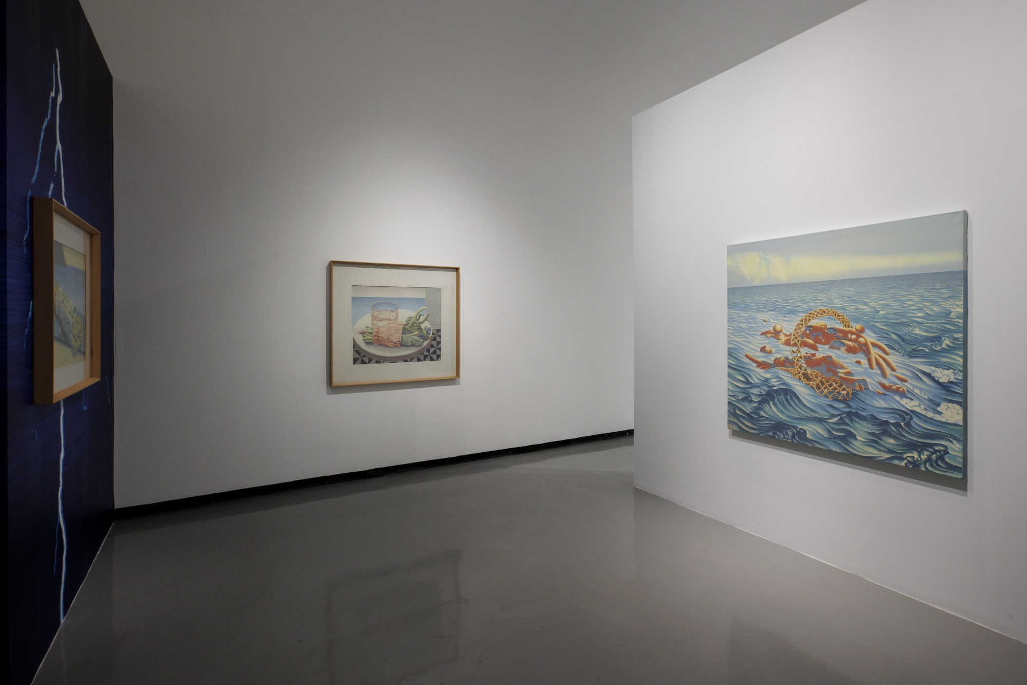 Installation view of Nashi Wind a solo exhibition of works by Meghdad Lorpour.