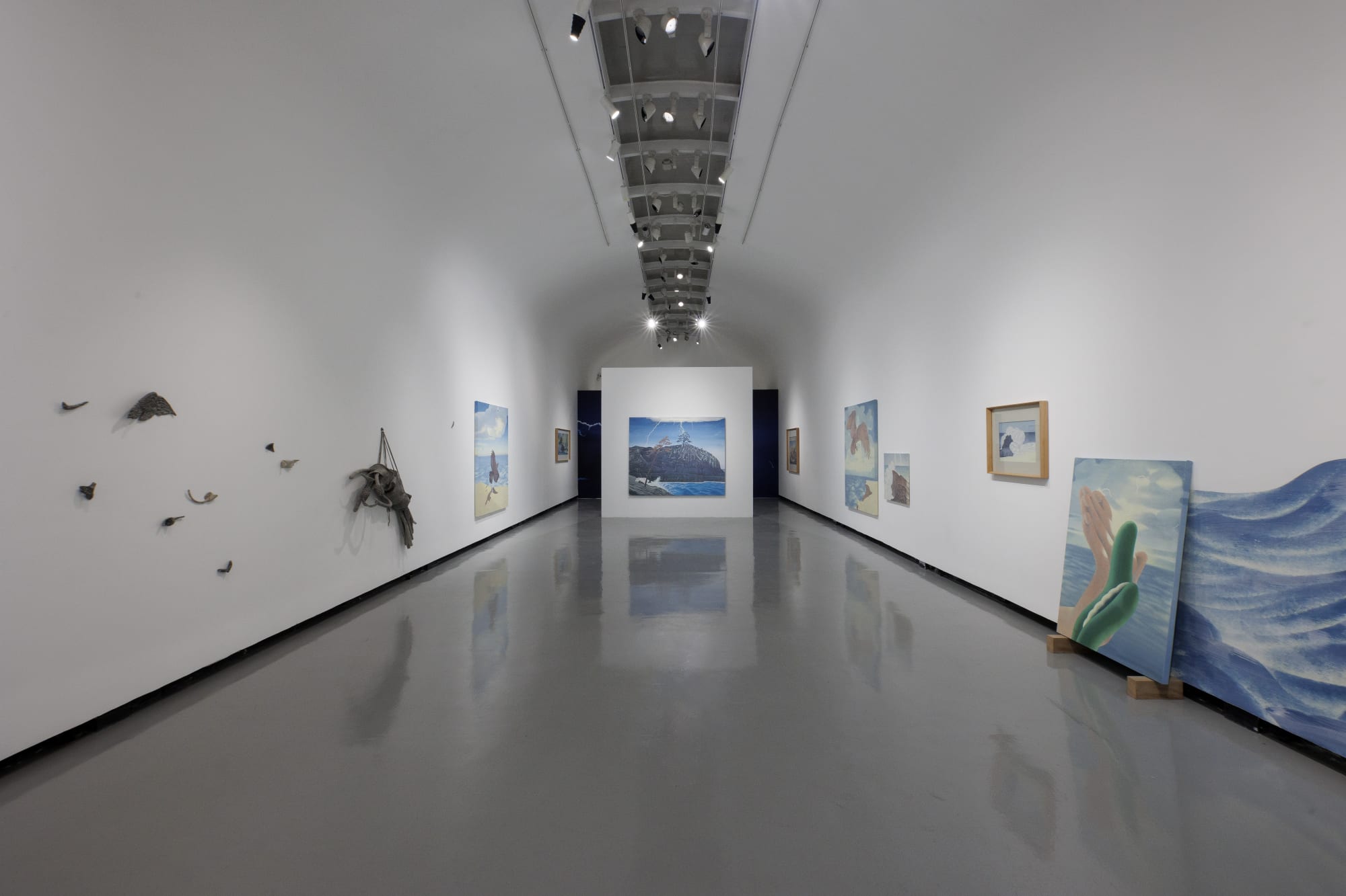 Installation view of Nashi Wind a solo exhibition of works by Meghdad Lorpour.