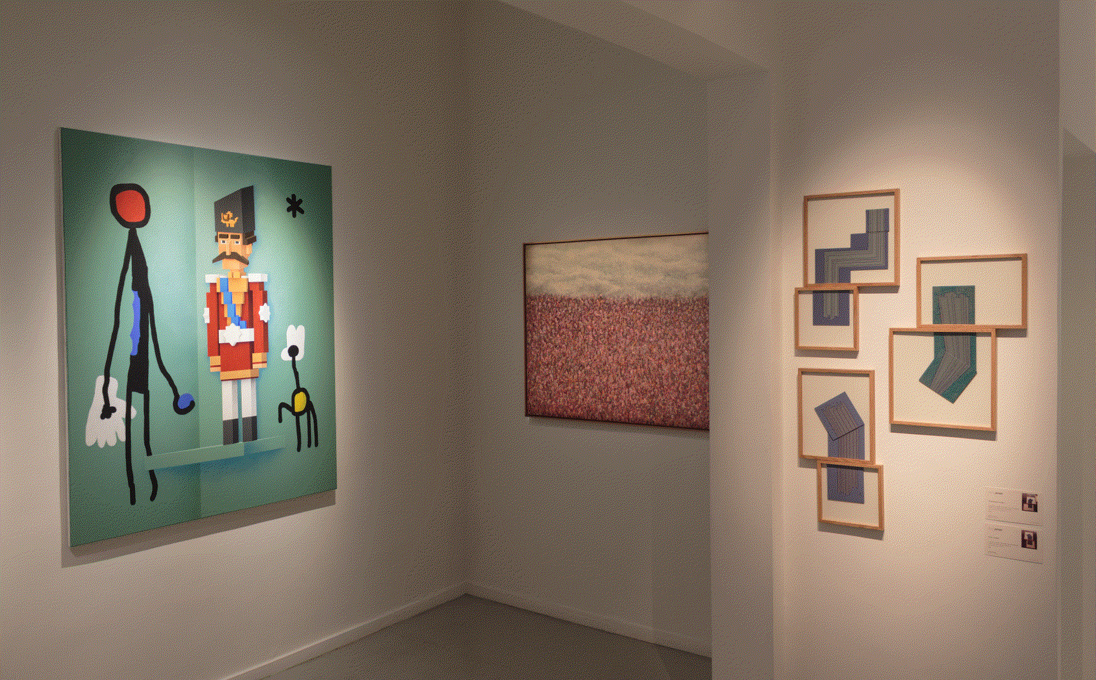 Installation View of Zaal Art Gallery x Simine Paris a group presentation of works.