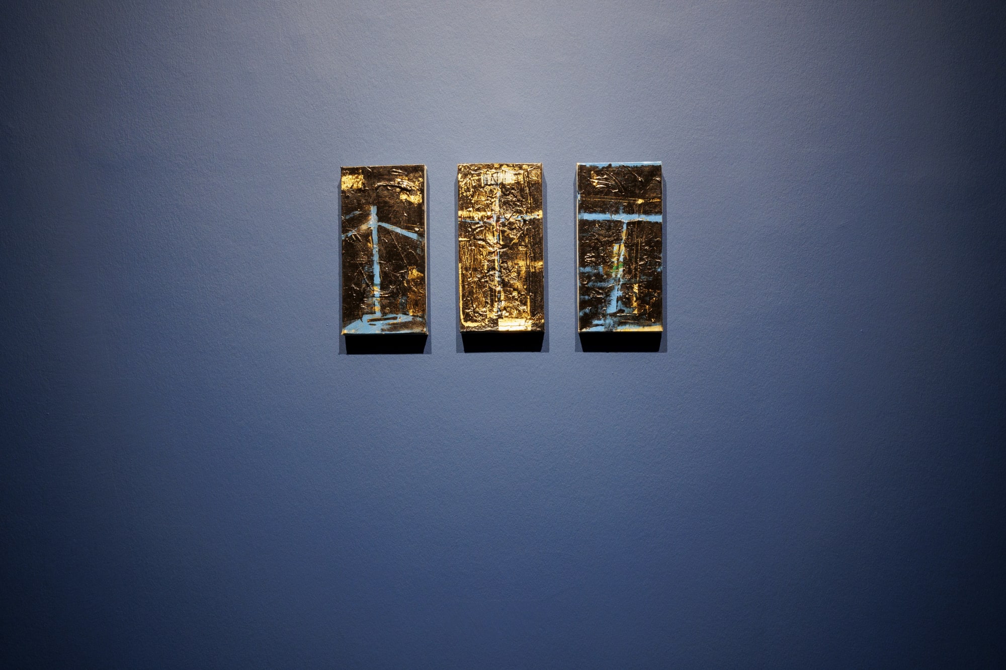 Installation view of The Great War a solo presentation of works by Shahriar Ahmadi.