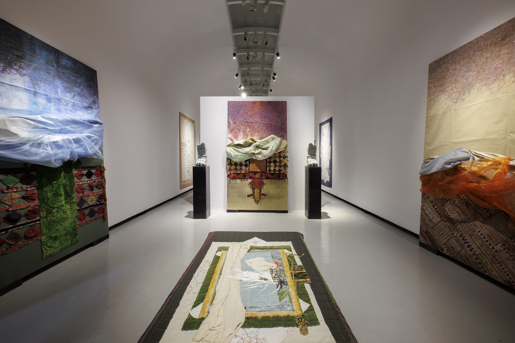 Installation view of | Four-Seasons | Shah Abbas and His Page Boy a solo exhibition of works by Fereydoun Ave.