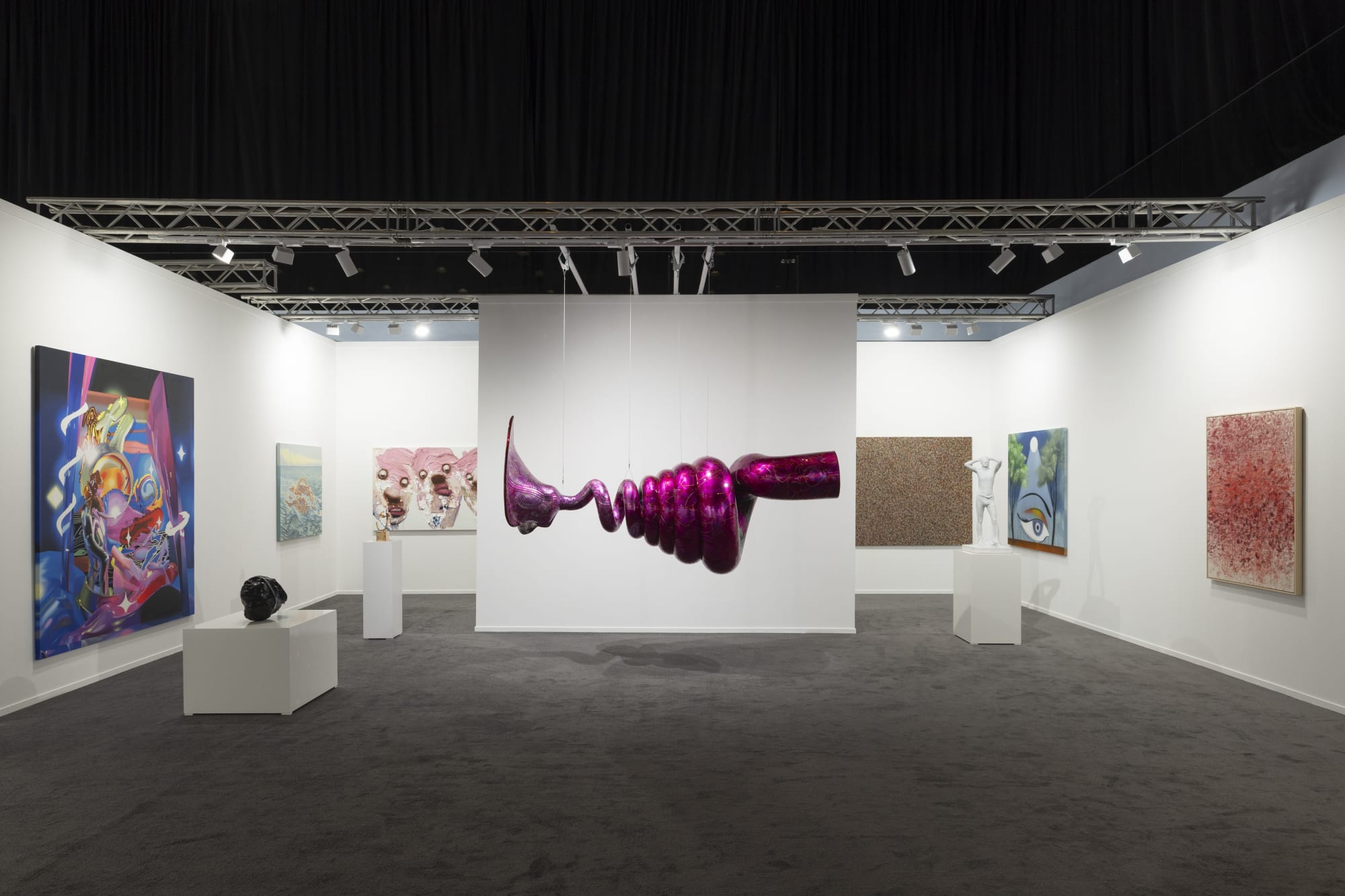 Installation View of Dastan's Booth at Art Dubai 2025.