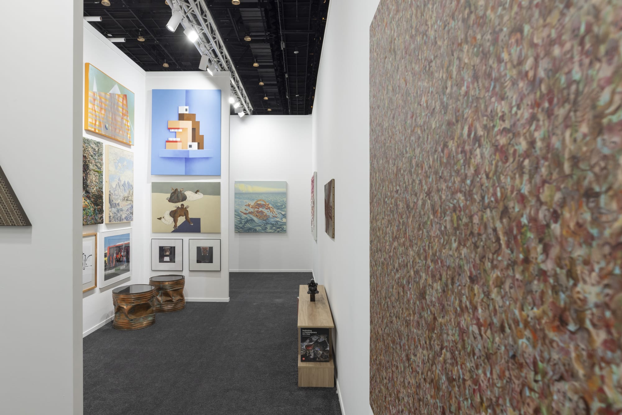 Installation View of Dastan's Booth at Art Dubai 2025.