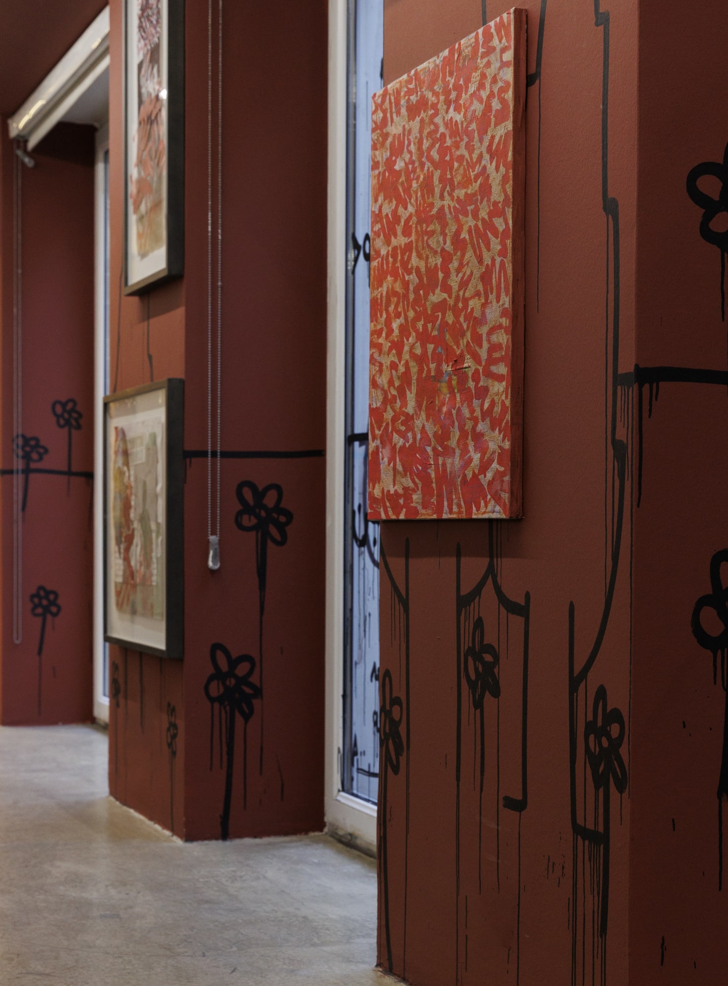 Installation view of Sohrab son of Rostam a joint exhibition of works by Fereydoun Ave, Alborz Kazemi & Faaker.