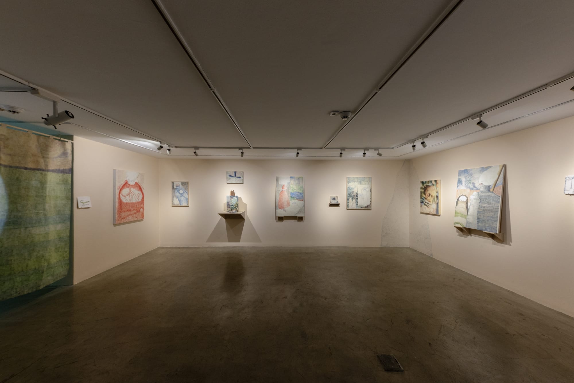 Installation view of Sugar and the Sweetness of Evil a solo exhibition of works by Sina Ghadaksaz.
