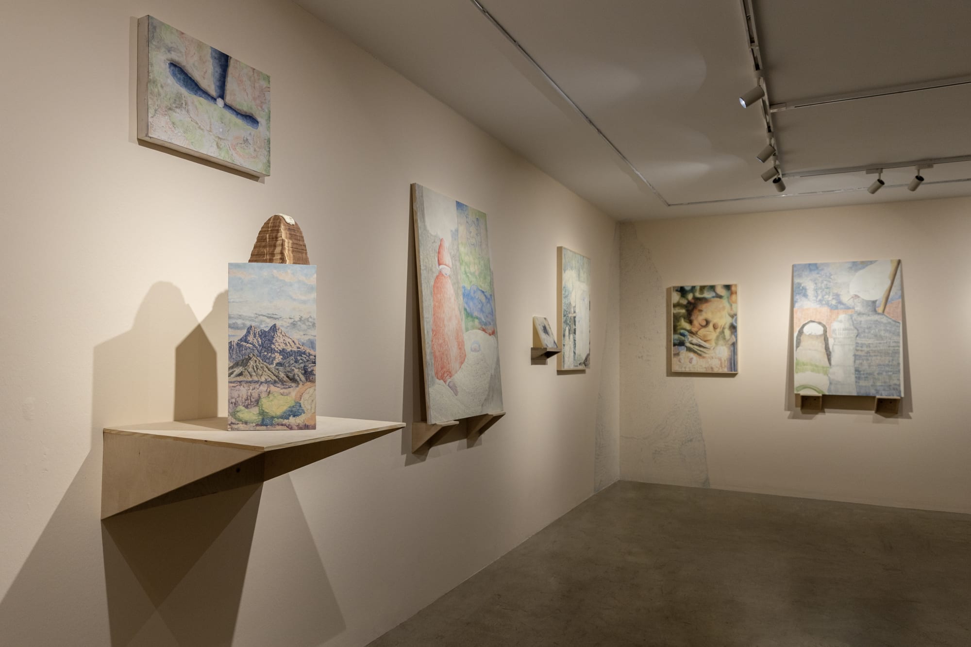 Installation view of Sugar and the Sweetness of Evil a solo exhibition of works by Sina Ghadaksaz.