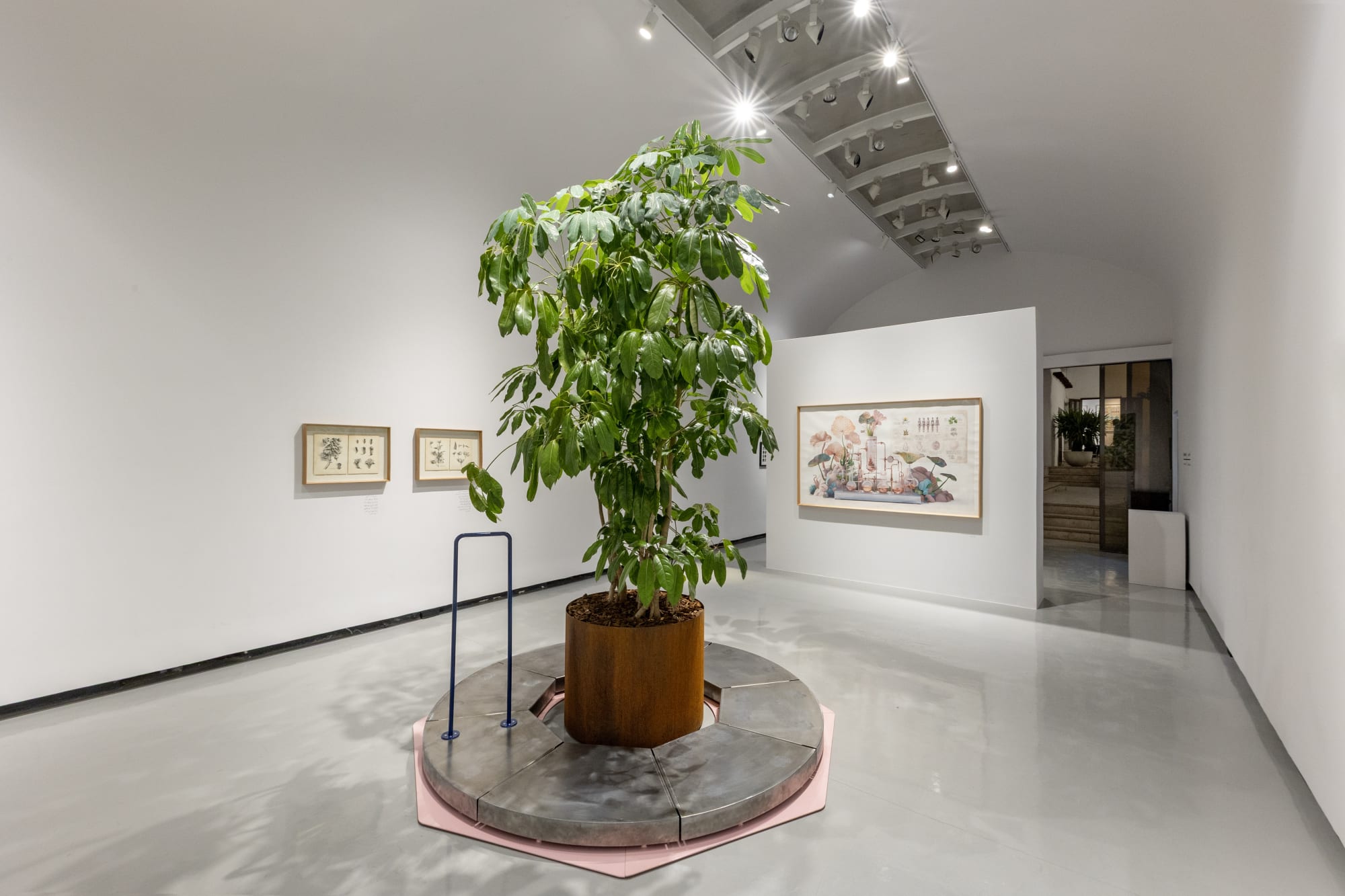 Installation view of Golden Sphere a group presentation of works +2 [Deh-Vanak].