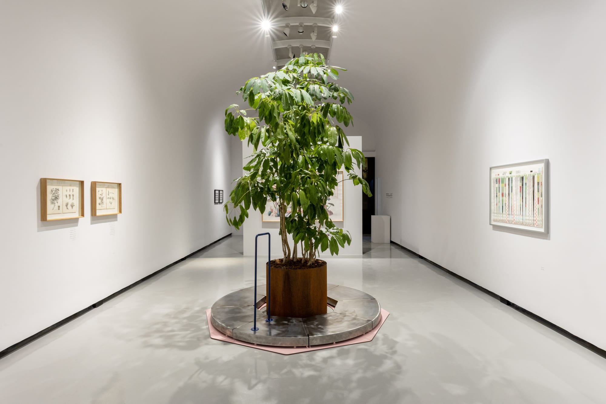 Installation view of Golden Sphere a group presentation of works +2 [Deh-Vanak].