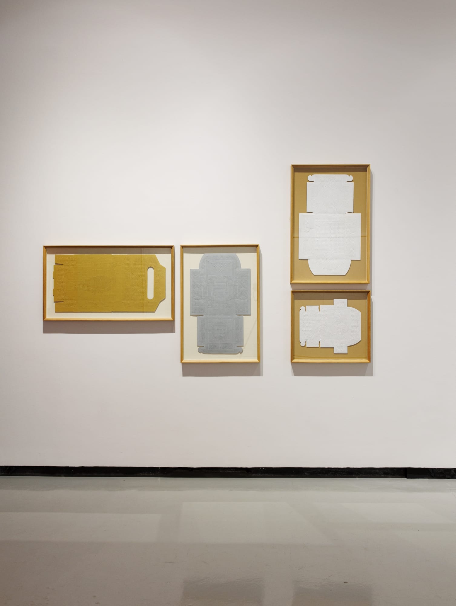 Installation View of Qaaf a solo presentation of works by Reza Lavassani.