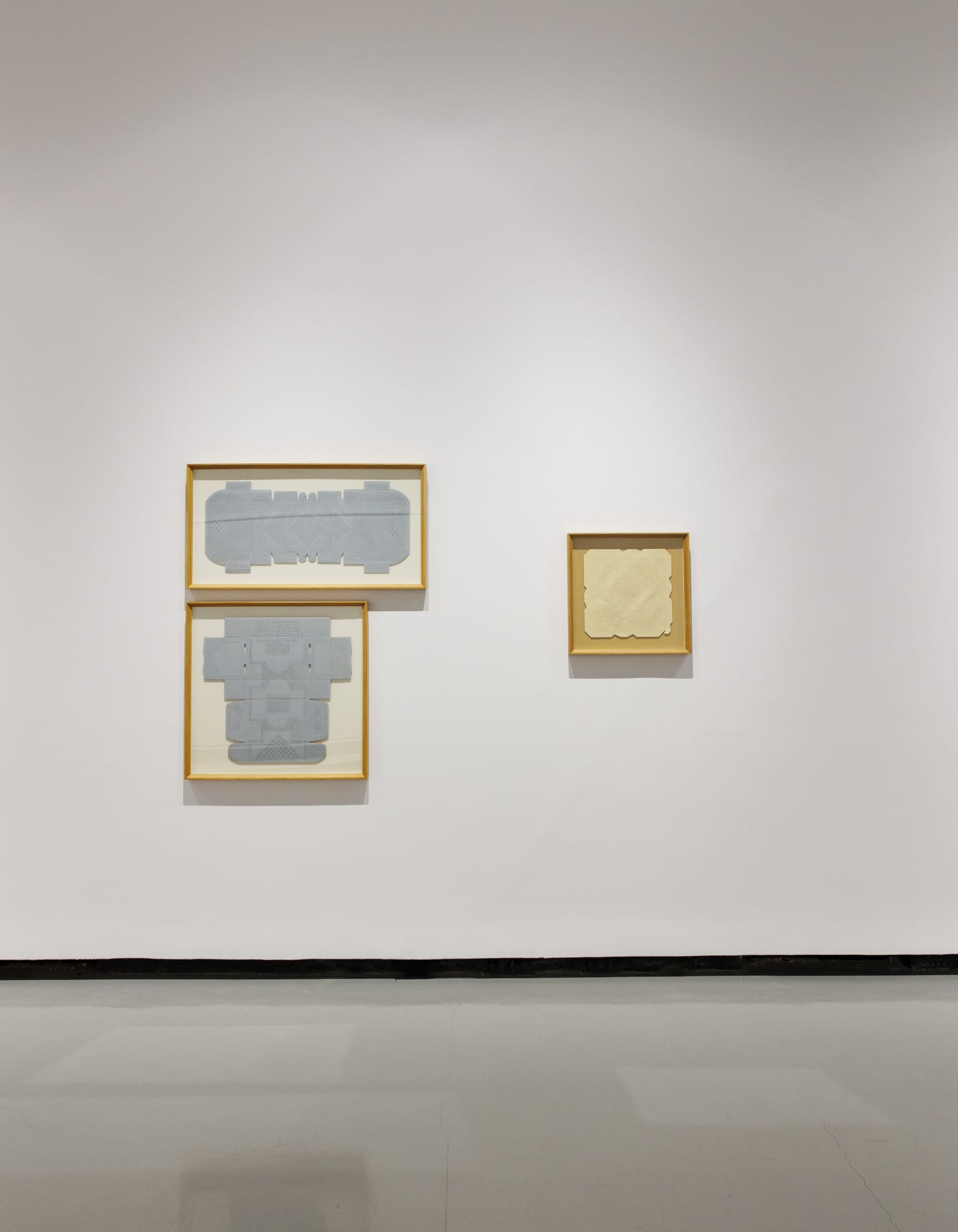 Installation View of Qaaf a solo presentation of works by Reza Lavassani.