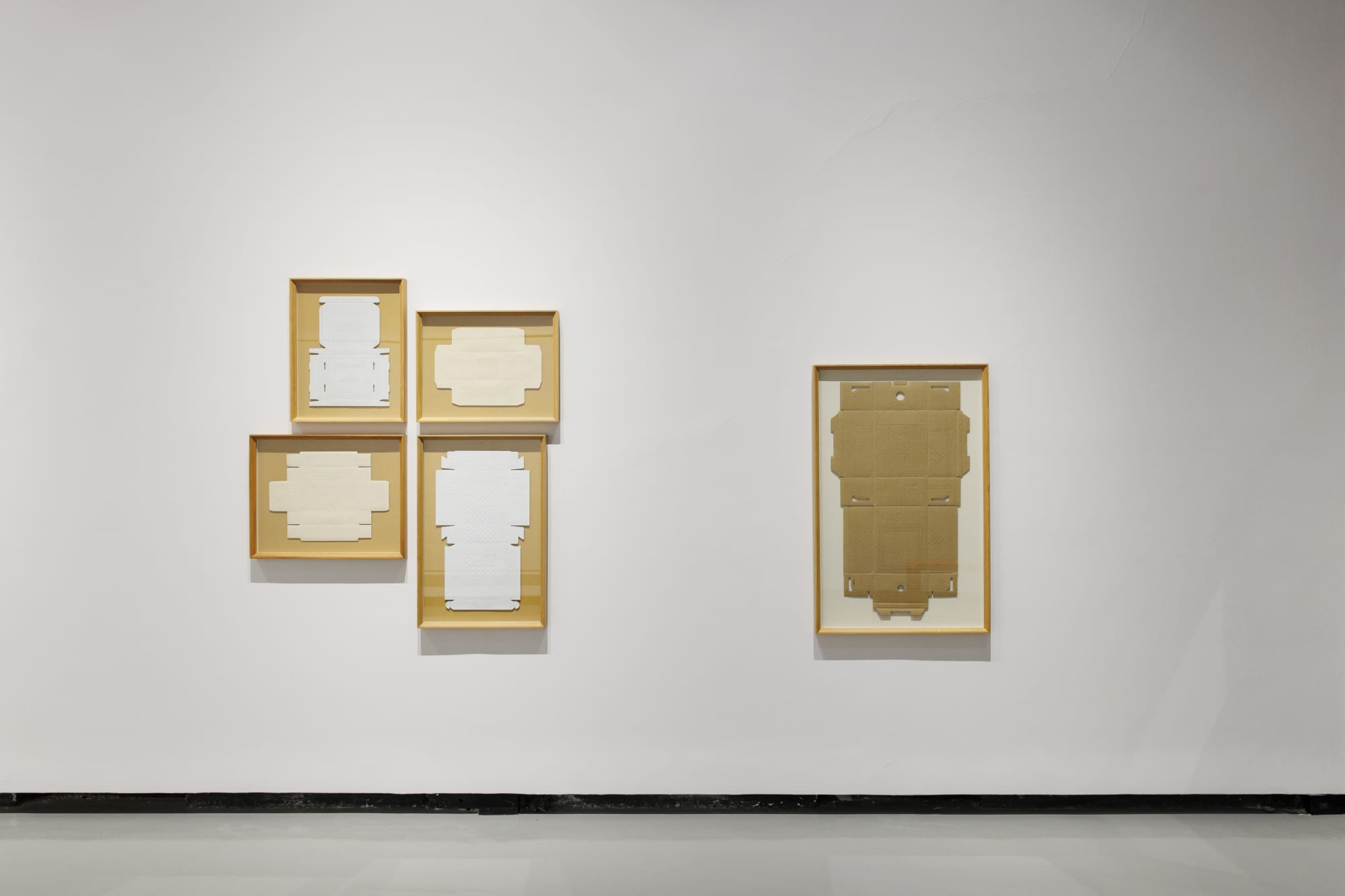 Installation View of Qaaf a solo presentation of works by Reza Lavassani.