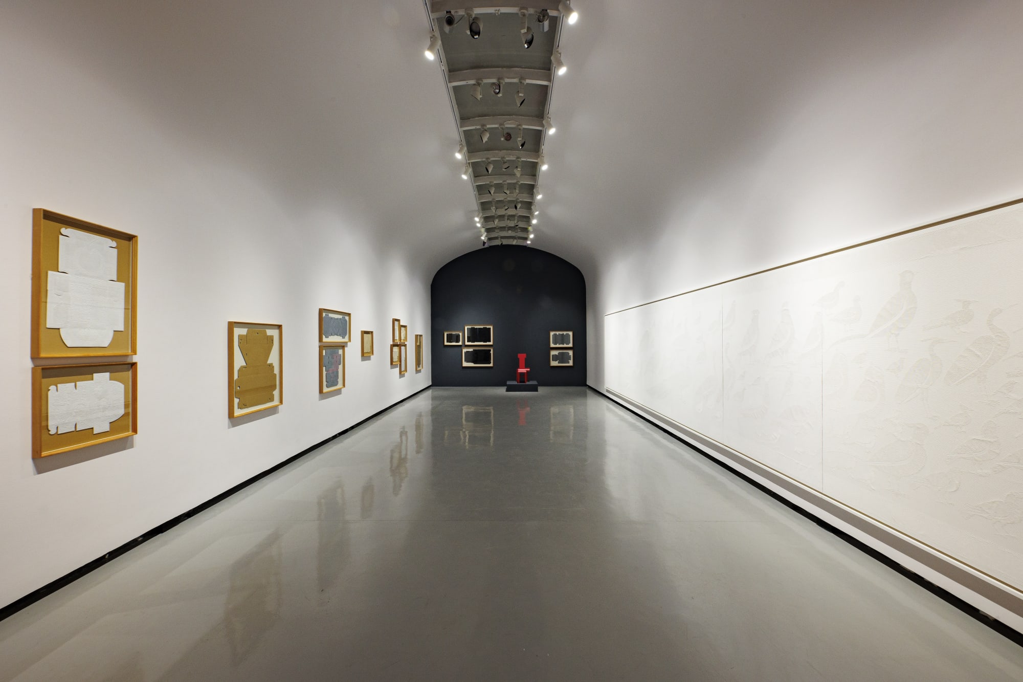 Installation View of Qaaf a solo presentation of works by Reza Lavassani.