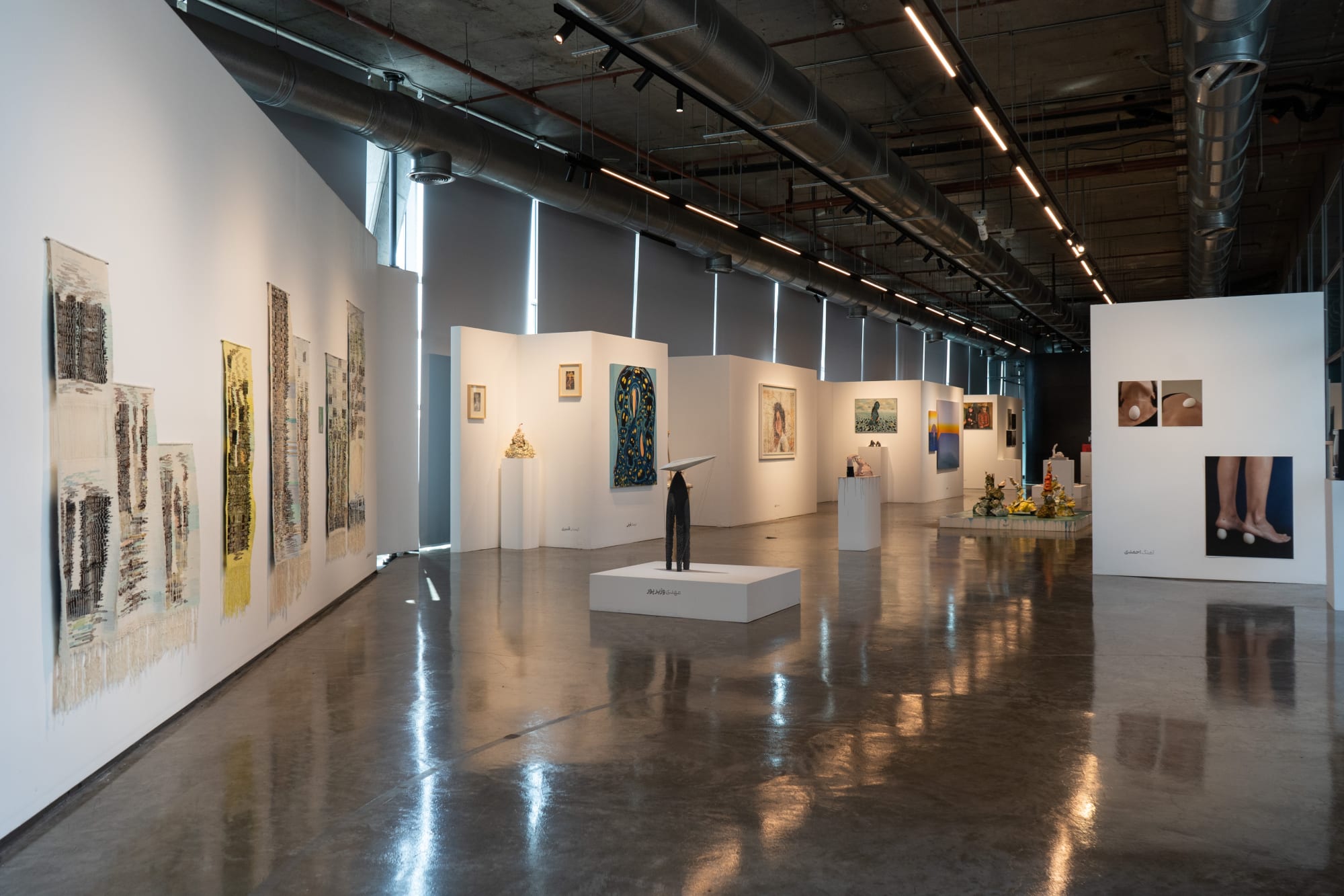 Installation View of EXPECTANT a group presentation of works selected by Bita Fayyazi.