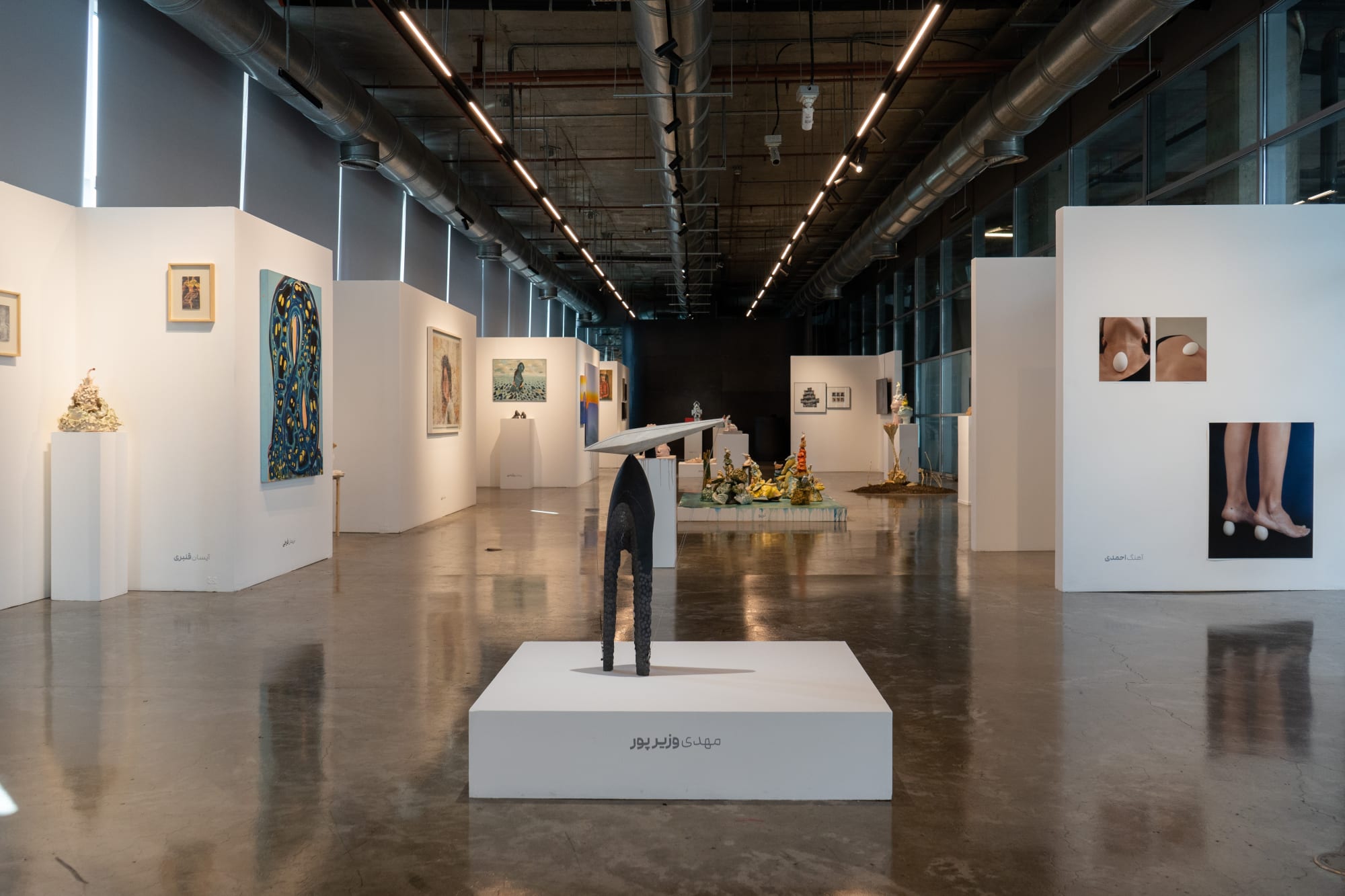 Installation View of EXPECTANT a group presentation of works selected by Bita Fayyazi.