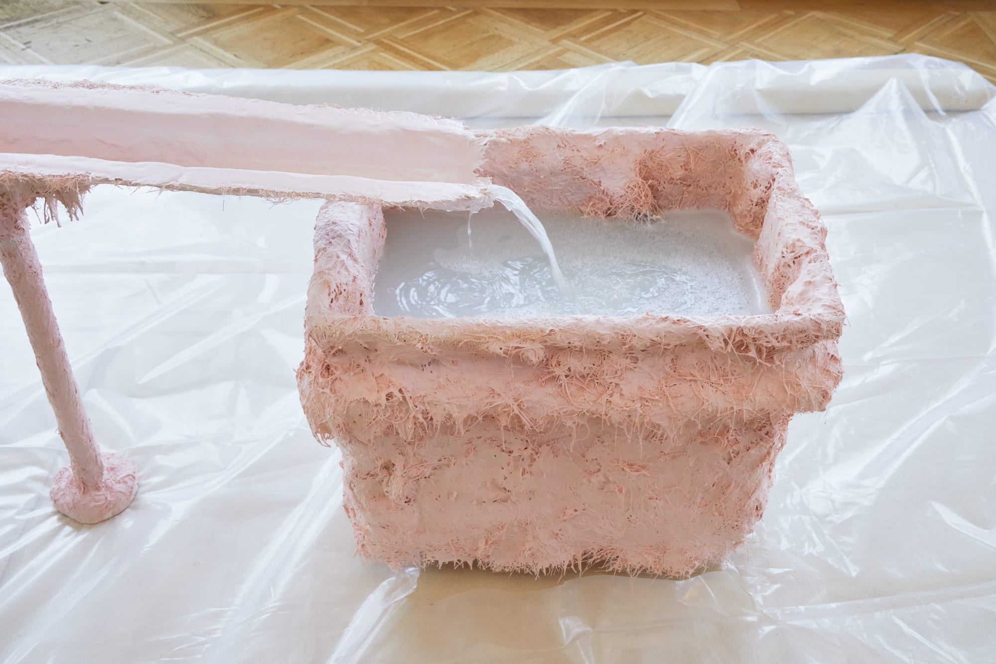 Installation View of Shahryar Neshat works in collaboration with Sylvia Kouvali at Art Basel 2025 in Basel.