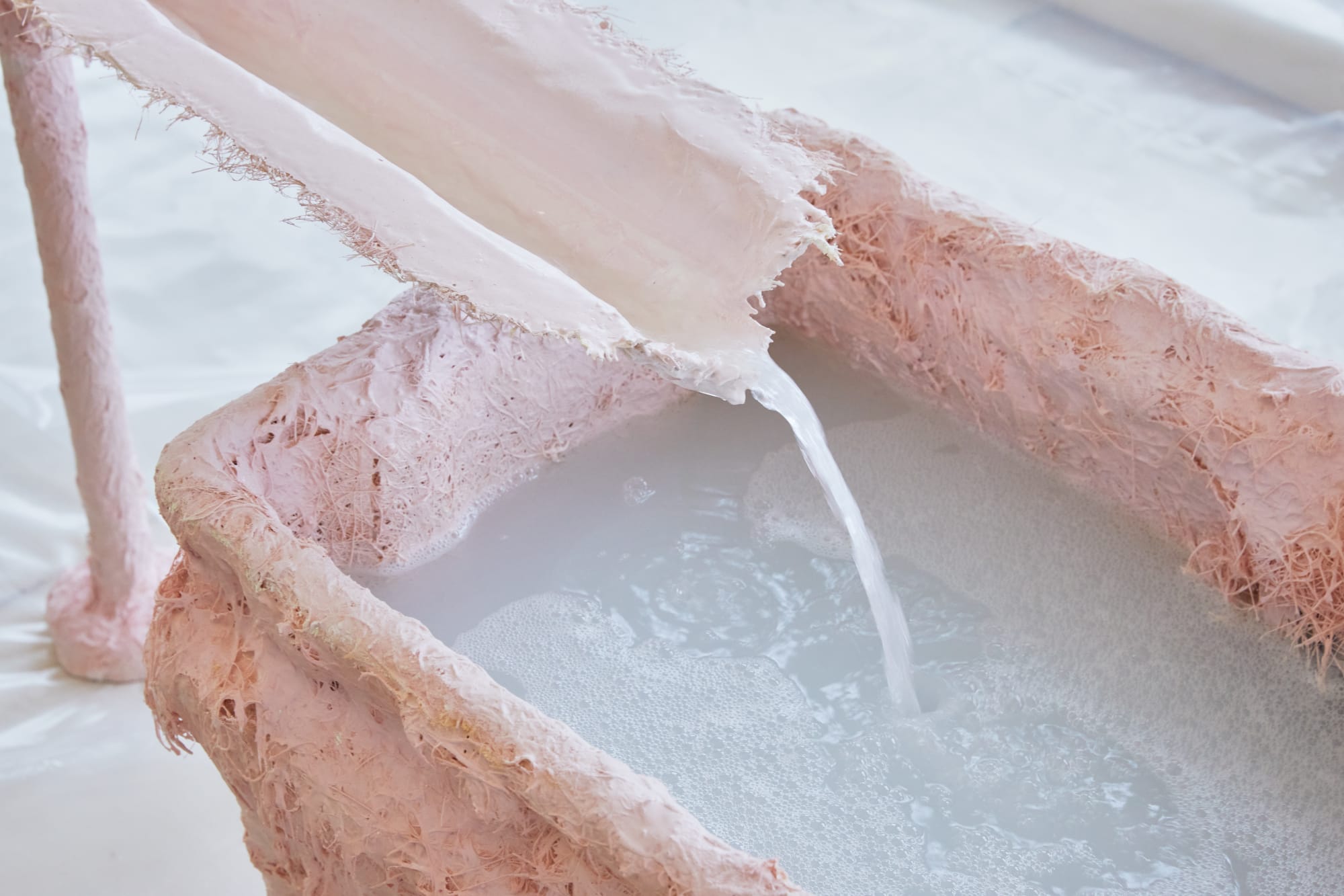 Installation View of Shahryar Neshat works in collaboration with Sylvia Kouvali at Art Basel 2025 in Basel.