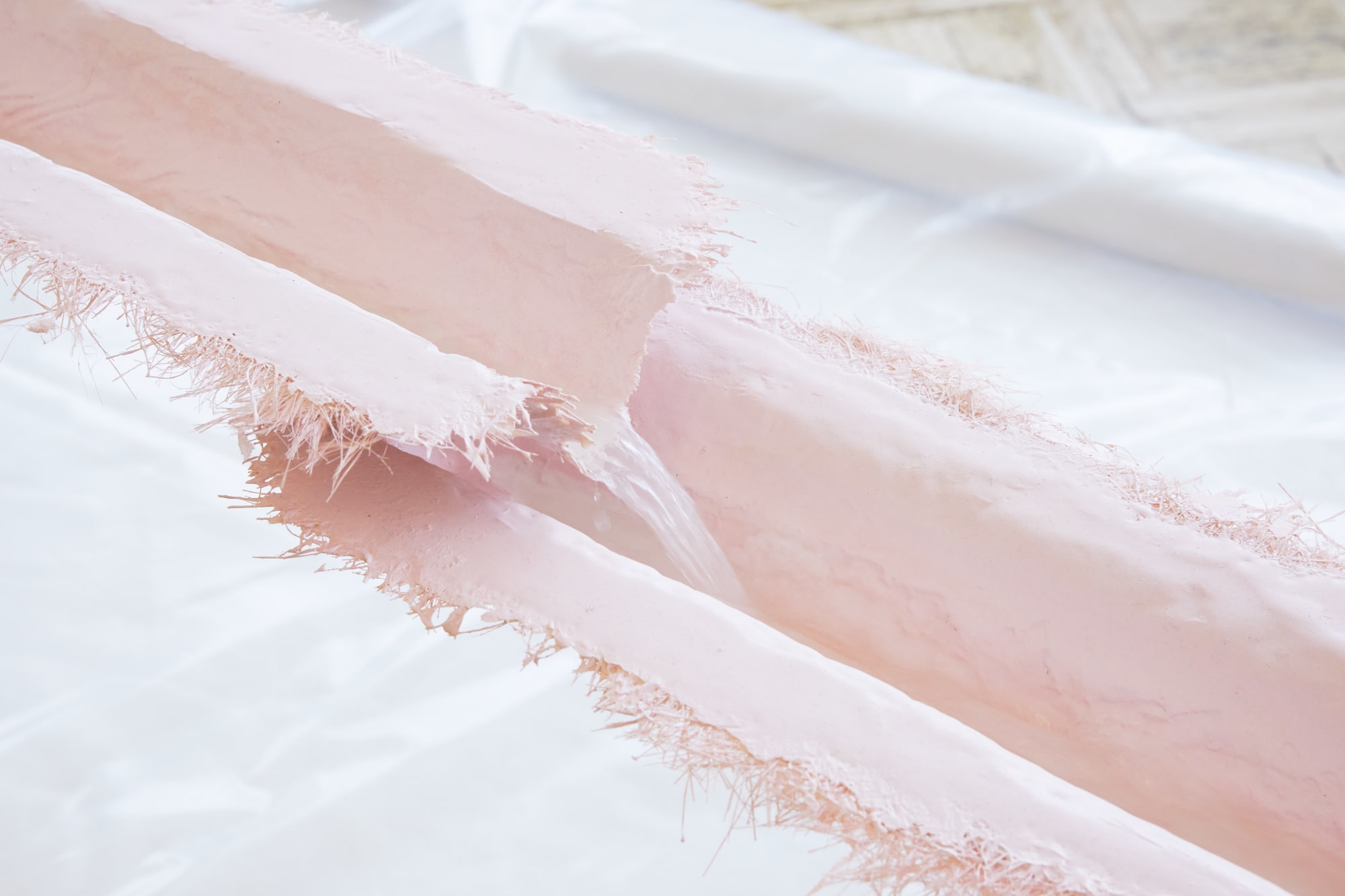 Installation View of Shahryar Neshat works in collaboration with Sylvia Kouvali at Art Basel 2025 in Basel.