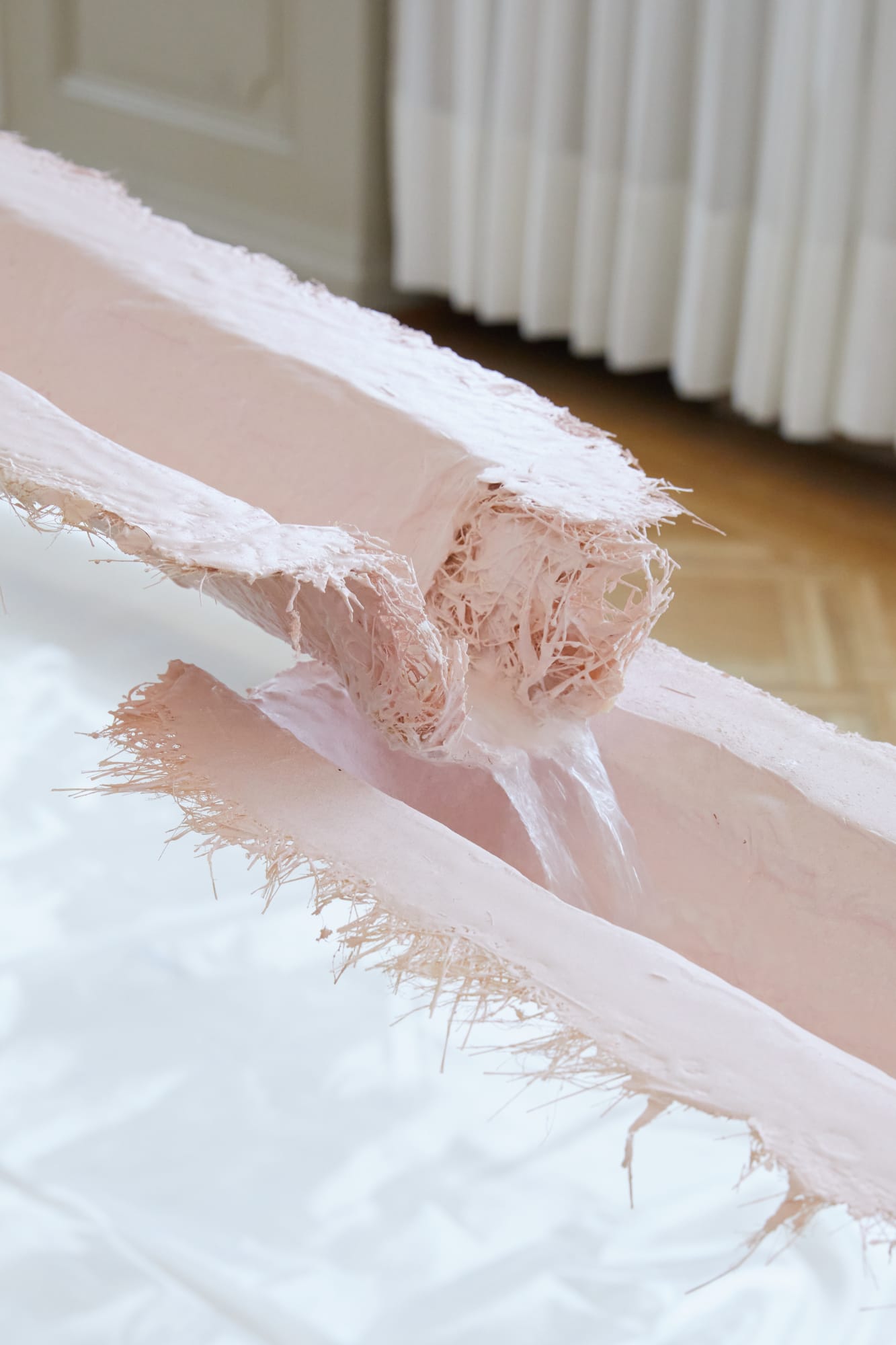 Installation View of Shahryar Neshat works in collaboration with Sylvia Kouvali at Art Basel 2025 in Basel.