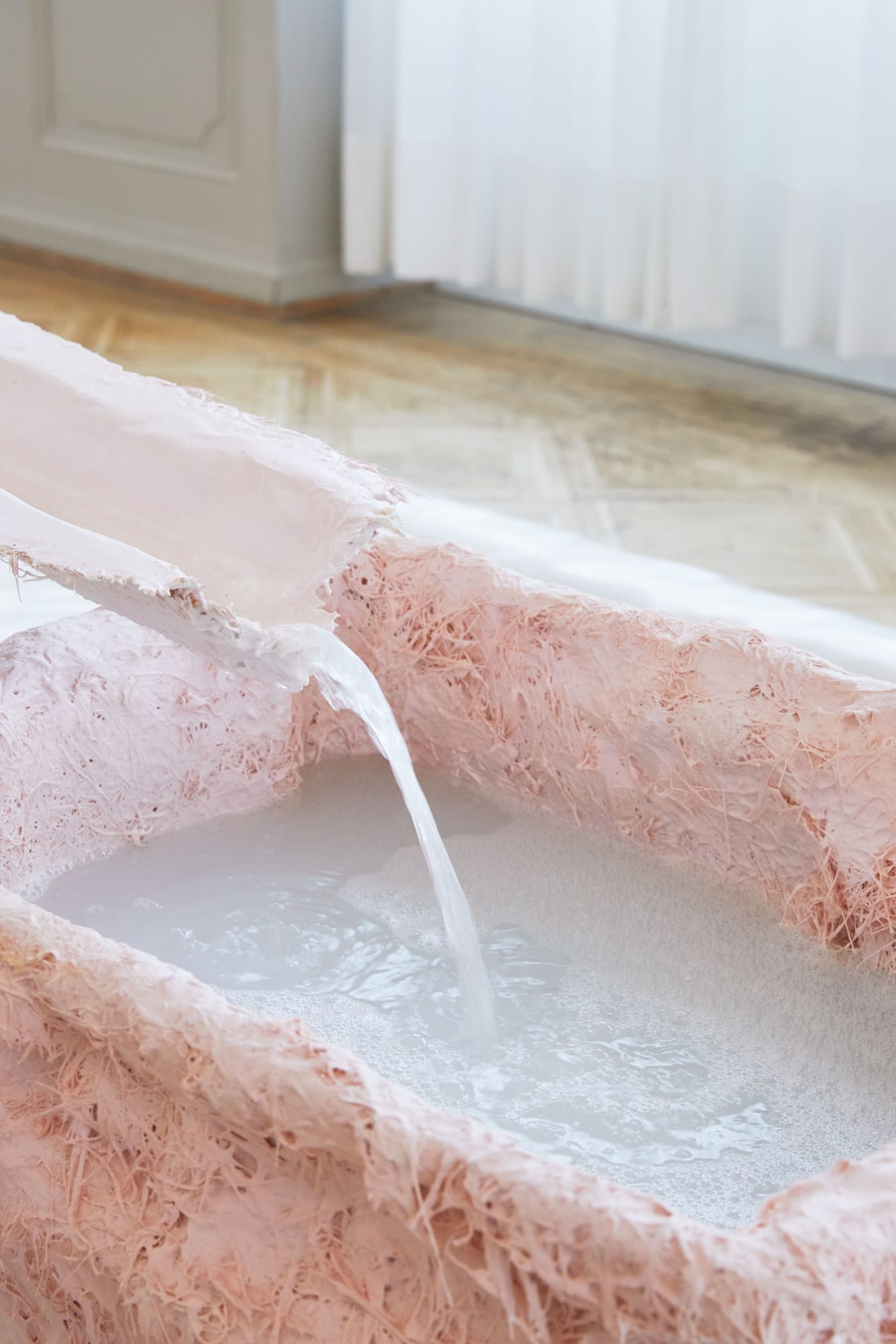 Installation View of Shahryar Neshat works in collaboration with Sylvia Kouvali at Art Basel 2025 in Basel.