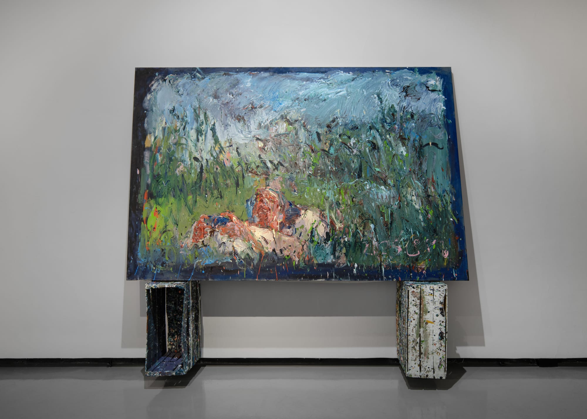 Installation View of Game Room a solo presentation of works by Ghasemi Brothers.