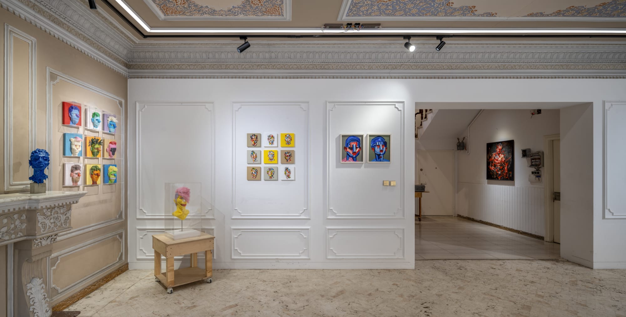Installation View of "Open Studio" a solo presentation of works by Salman Khoshroo.