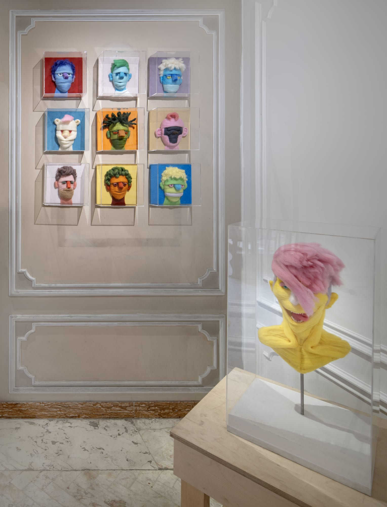 Installation View of "Open Studio" a solo presentation of works by Salman Khoshroo.