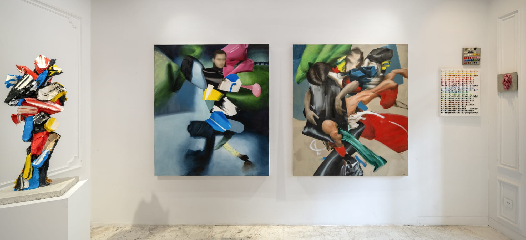 Installation View of "Open Studio" a solo presentation of works by Salman Khoshroo.