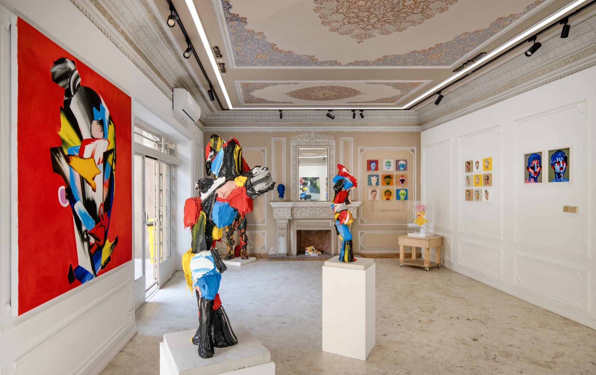 Installation View of "Open Studio" a solo presentation of works by Salman Khoshroo.