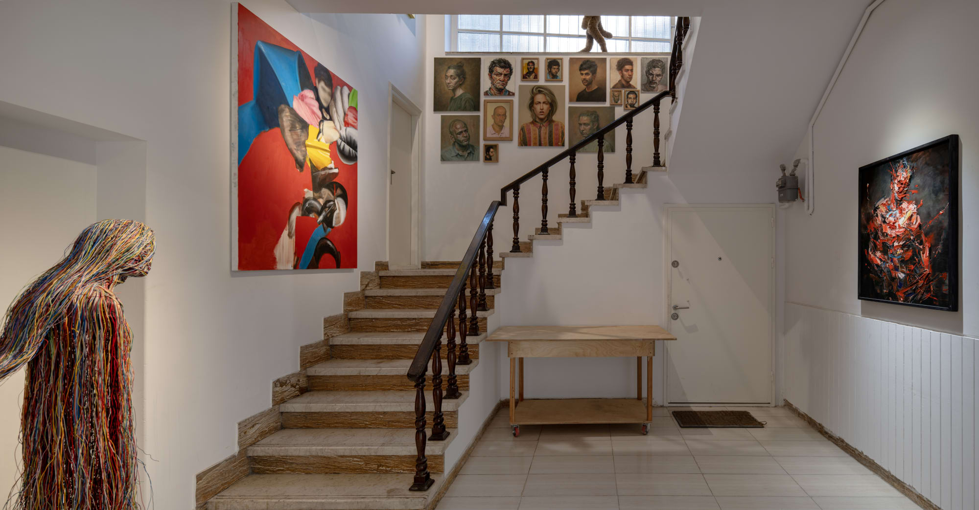 Installation View of "Open Studio" a solo presentation of works by Salman Khoshroo.