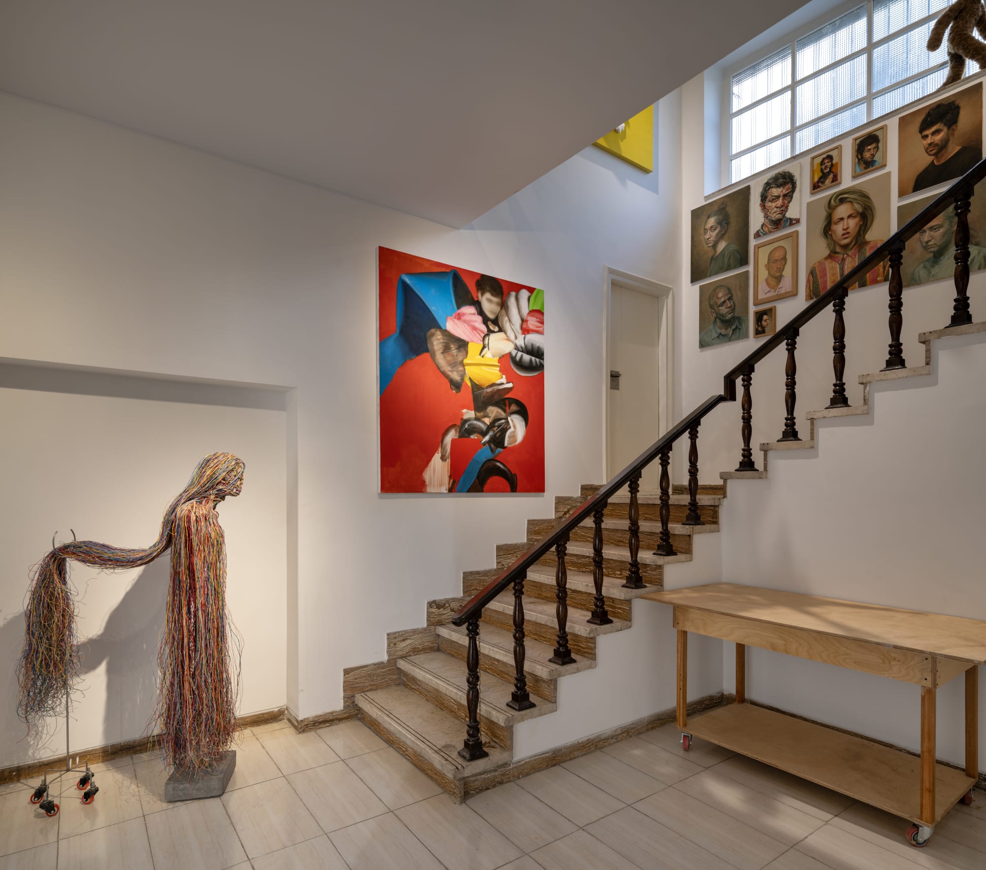 Installation View of "Open Studio" a solo presentation of works by Salman Khoshroo.