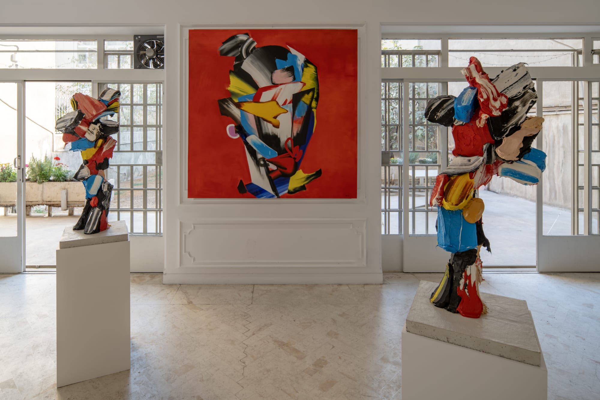 Installation View of "Open Studio" a solo presentation of works by Salman Khoshroo.