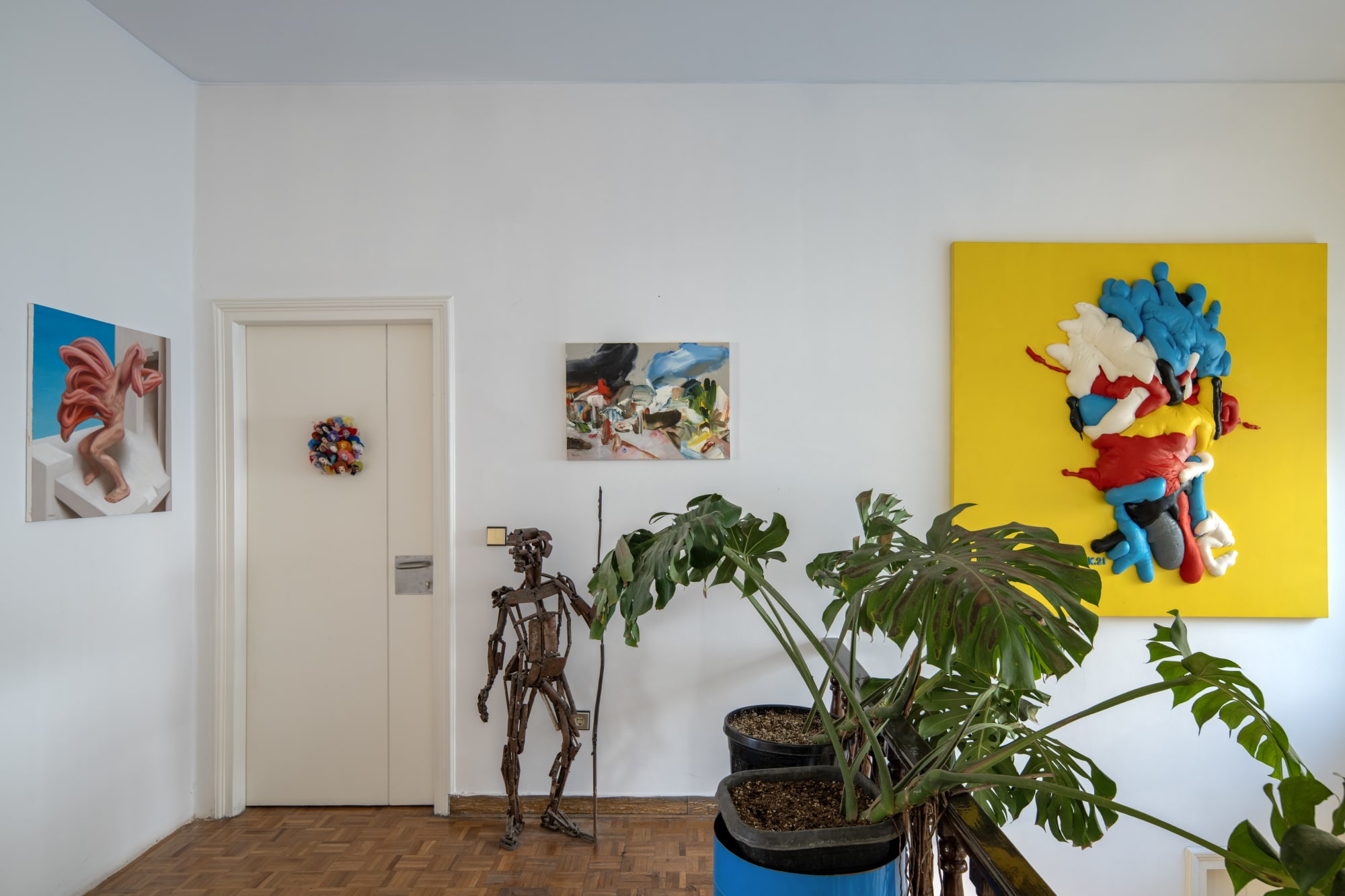 Installation View of "Open Studio" a solo presentation of works by Salman Khoshroo.