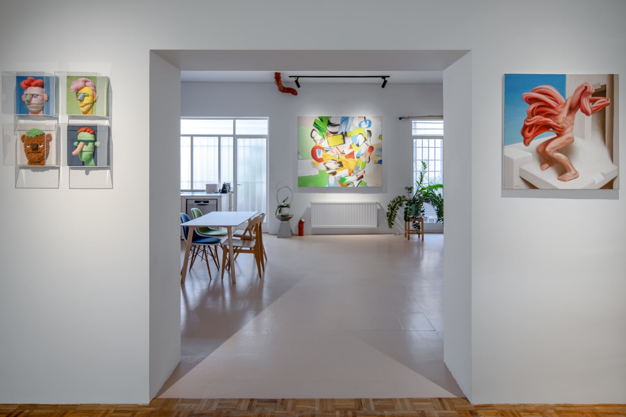 Installation View of "Open Studio" a solo presentation of works by Salman Khoshroo.