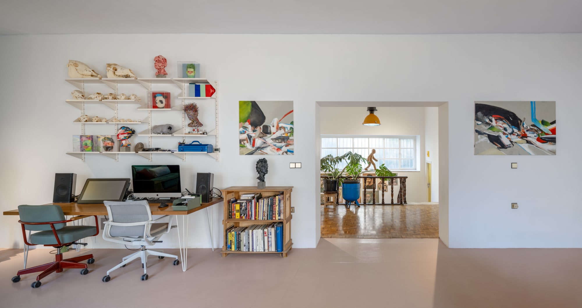 Installation View of "Open Studio" a solo presentation of works by Salman Khoshroo.