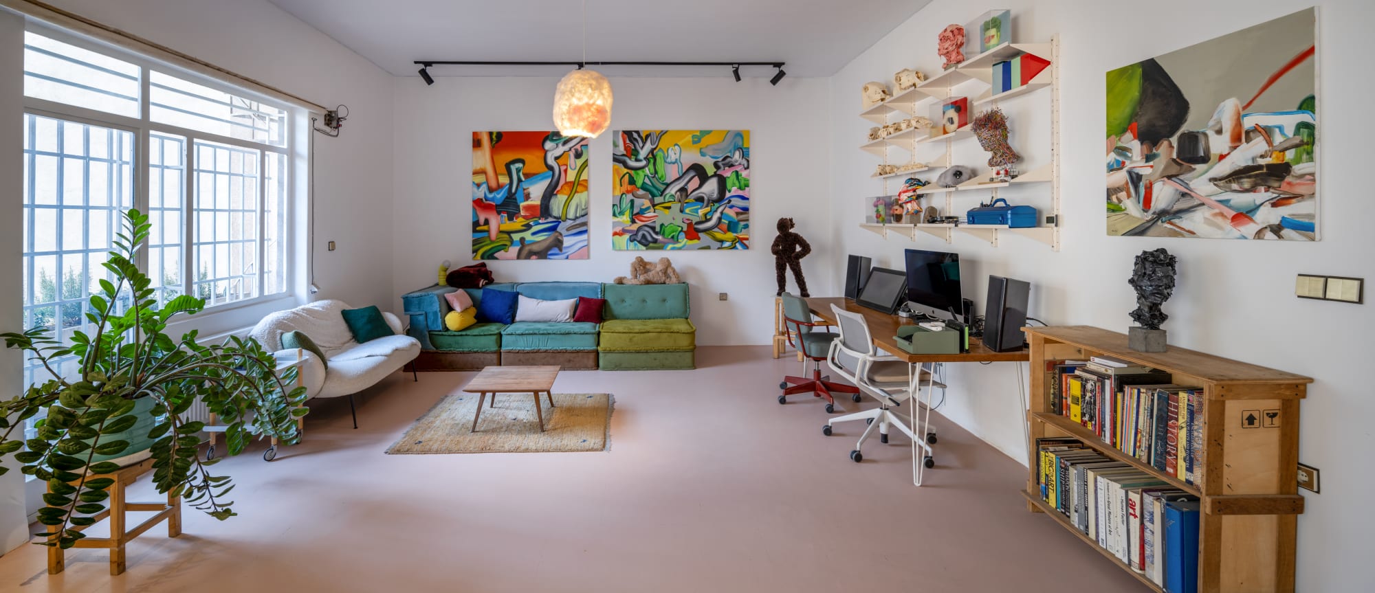 Installation View of "Open Studio" a solo presentation of works by Salman Khoshroo.