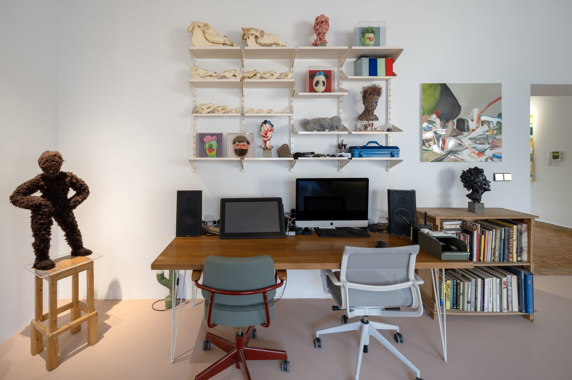 Installation View of "Open Studio" a solo presentation of works by Salman Khoshroo.