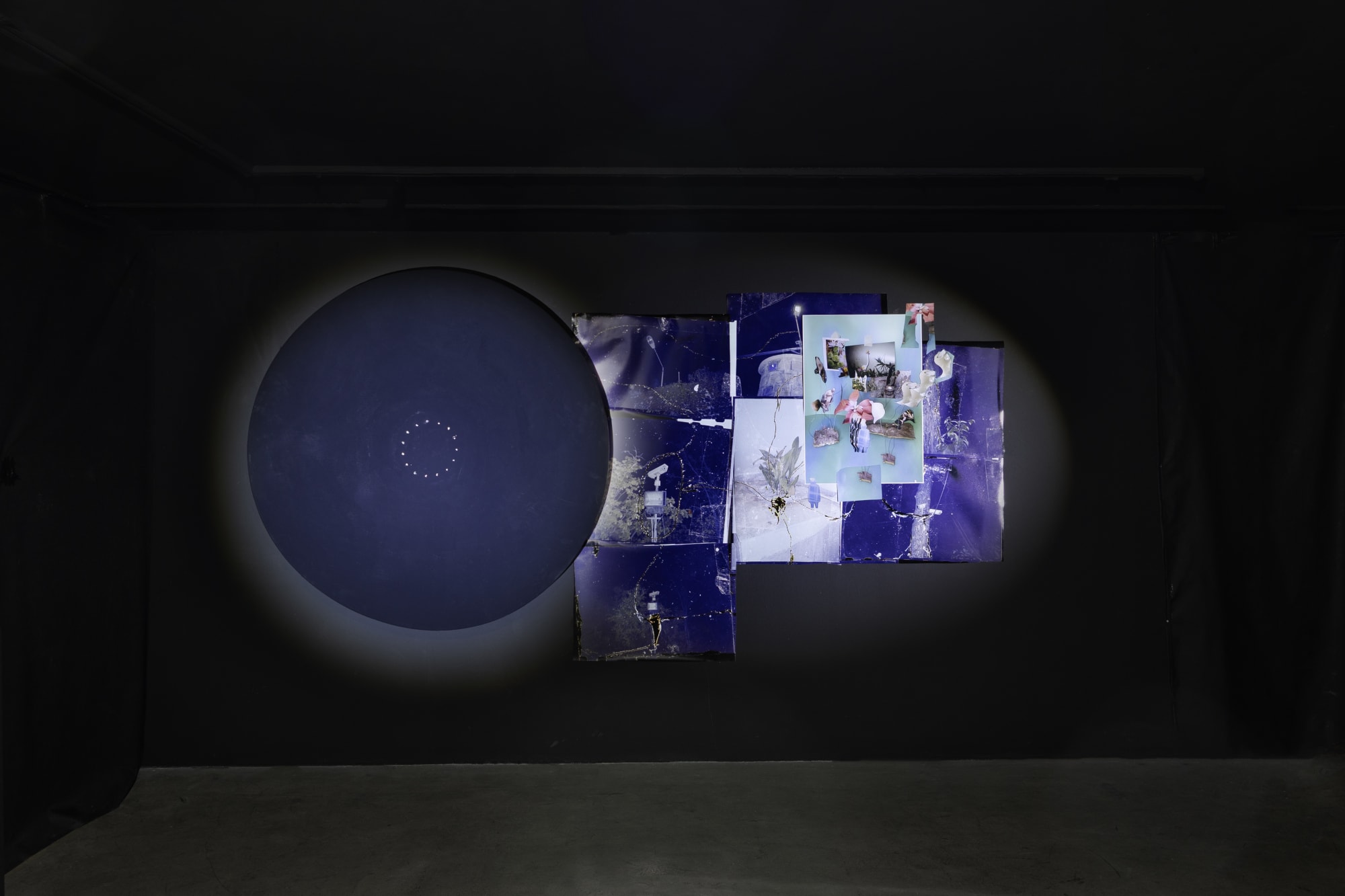 Intsallation View of Blind Elephant a group presentation of works.