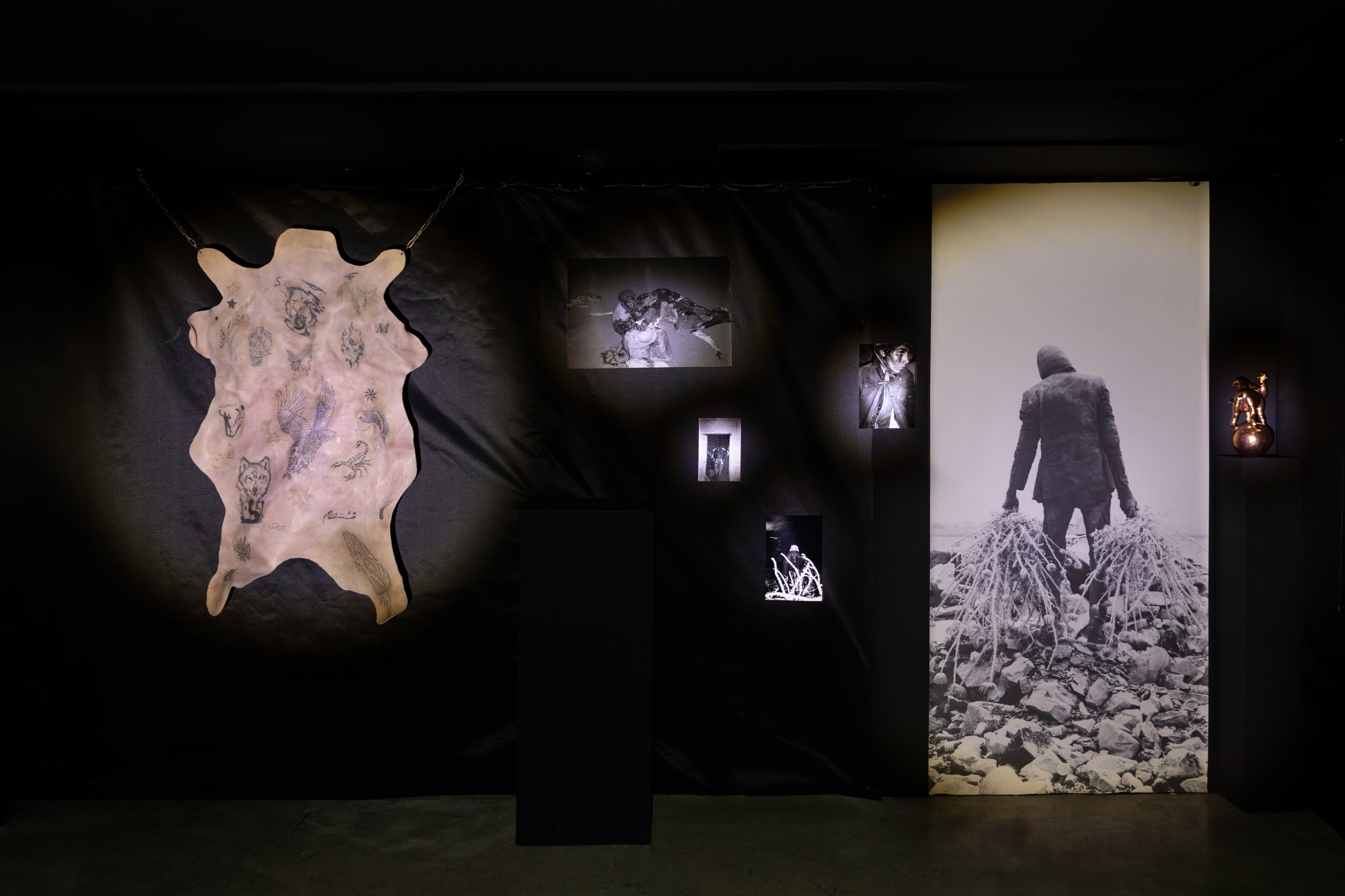 Intsallation View of Blind Elephant a group presentation of works.