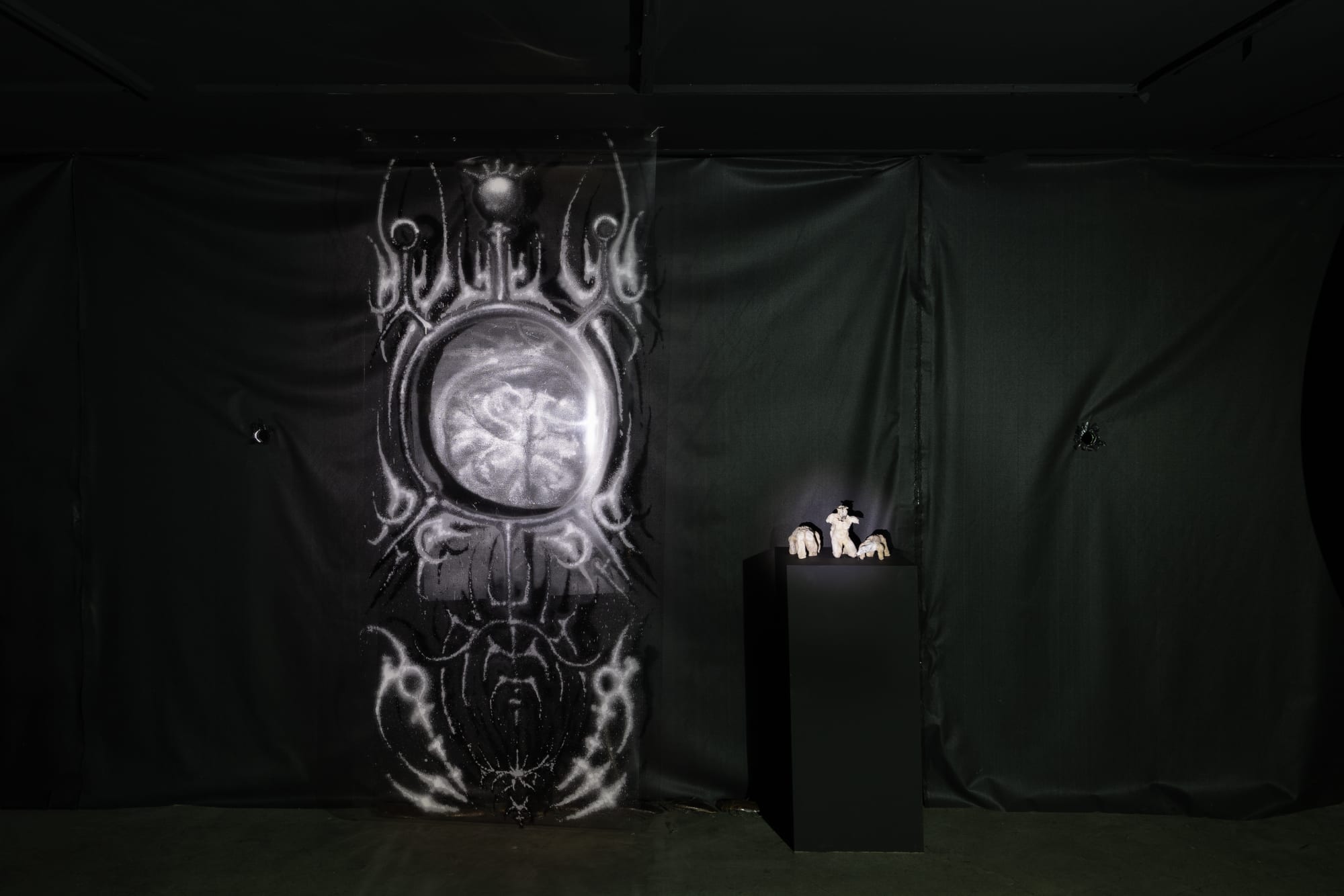 Intsallation View of Blind Elephant a group presentation of works.