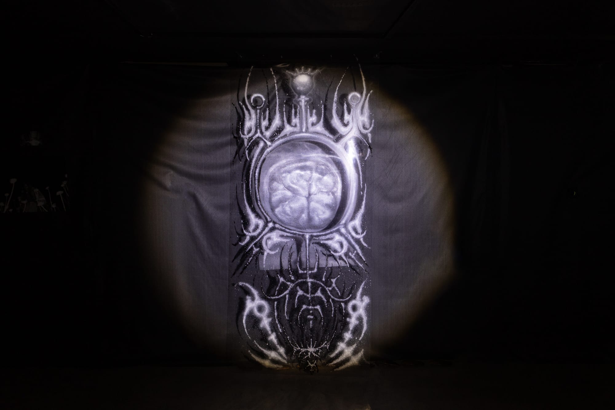 Intsallation View of Blind Elephant a group presentation of works.