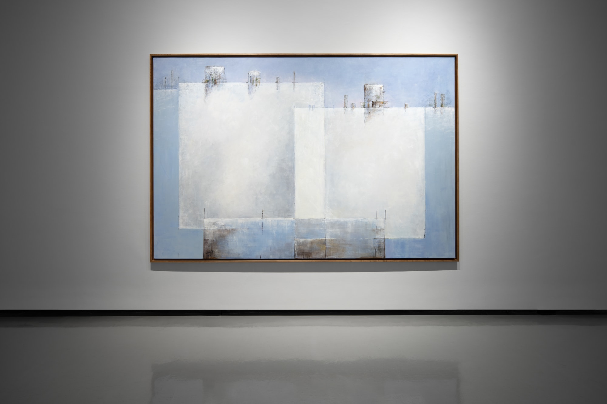 Installation view of Winter a solo presentation of works by Yaghoub Emdadian.