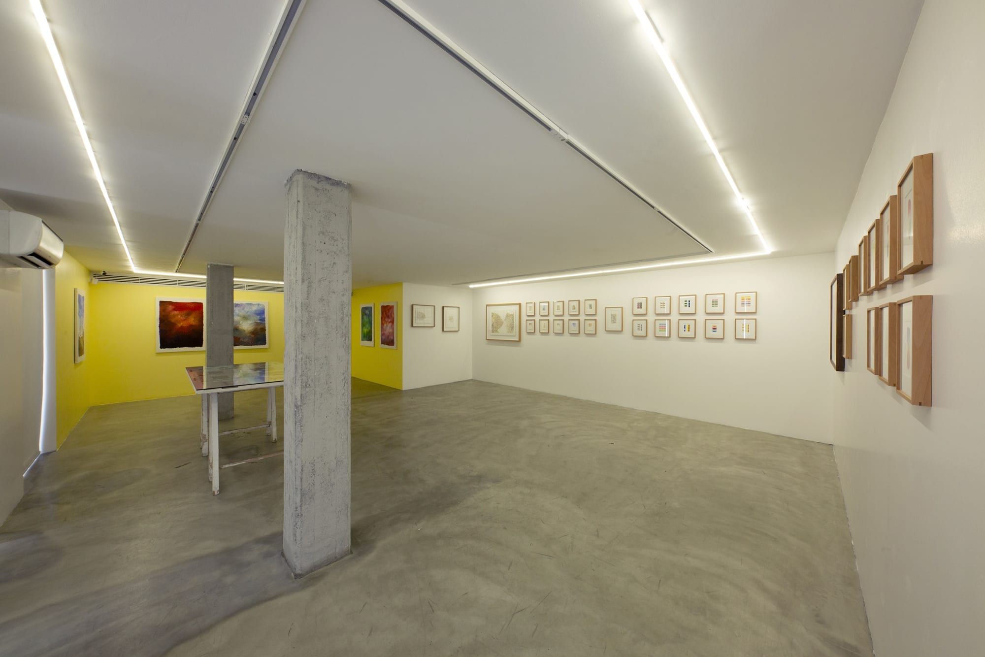 Installation View of A Walk in the Prairie a solo presentation of works by Kiarash Alimi.