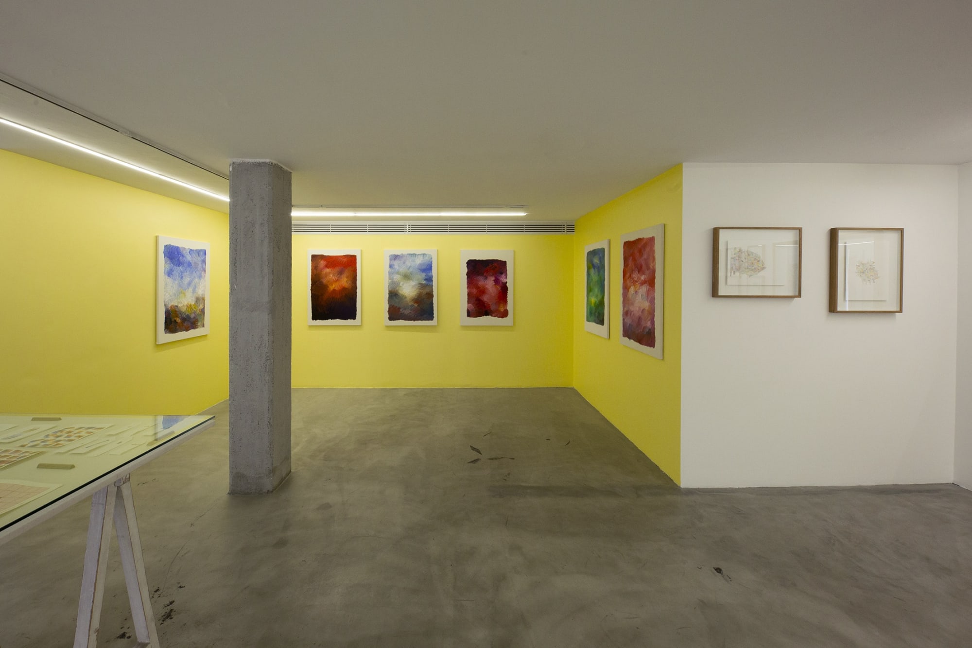 Installation View of A Walk in the Prairie a solo presentation of works by Kiarash Alimi.