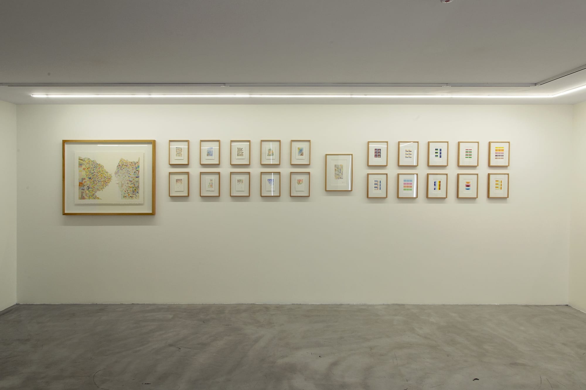 Installation View of A Walk in the Prairie a solo presentation of works by Kiarash Alimi.