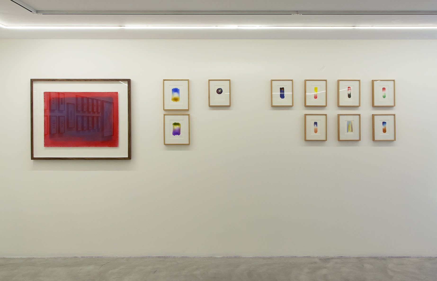 Installation View of A Walk in the Prairie a solo presentation of works by Kiarash Alimi.