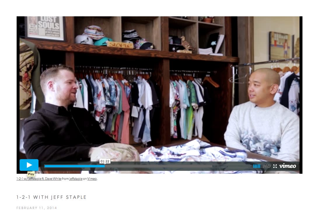 Staple x Dave White Colab